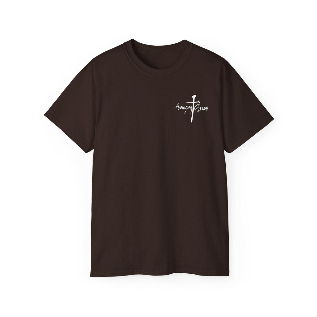 Christian Tshirt Christian Men Women Gift Cotton Tee Apparel T-Shirt Amazing Grace Tee
