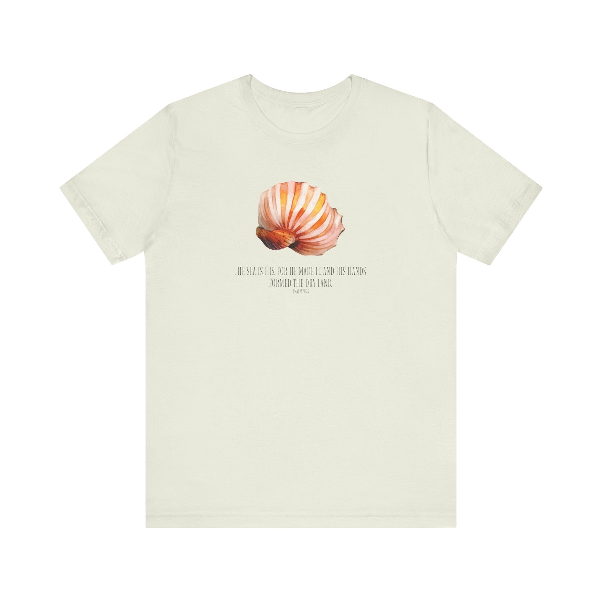 Seashell Inspiration Unisex Jersey Tee - Coastal Vibes, Beach T-Shirt, Nature Lover Gift, Casual Wear, Summer Essentials