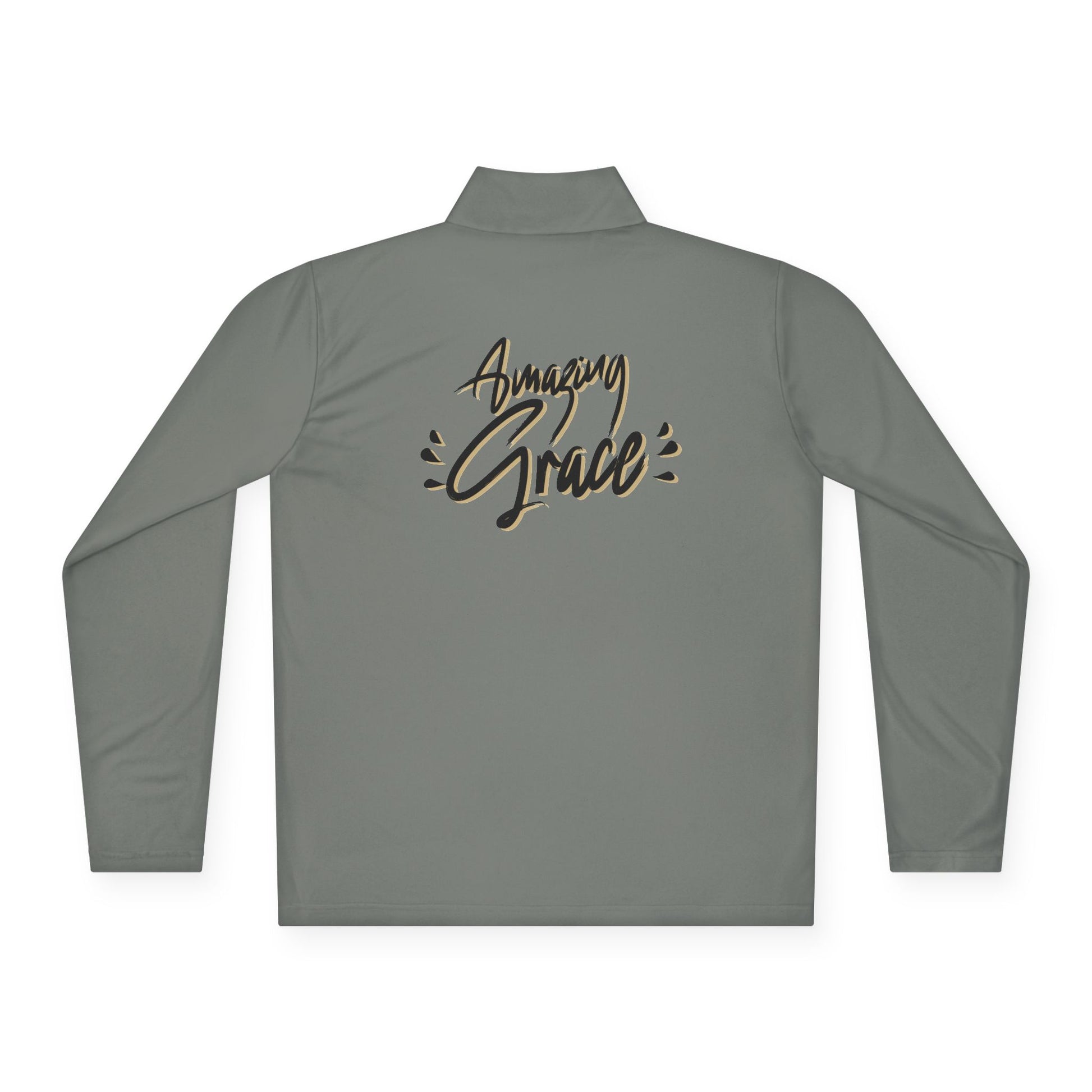 Pullover For Women Christian Gift Mom Fashion Clothing Amazing Grace Graphic Christian Women Quarter Zip Apparel Shirt