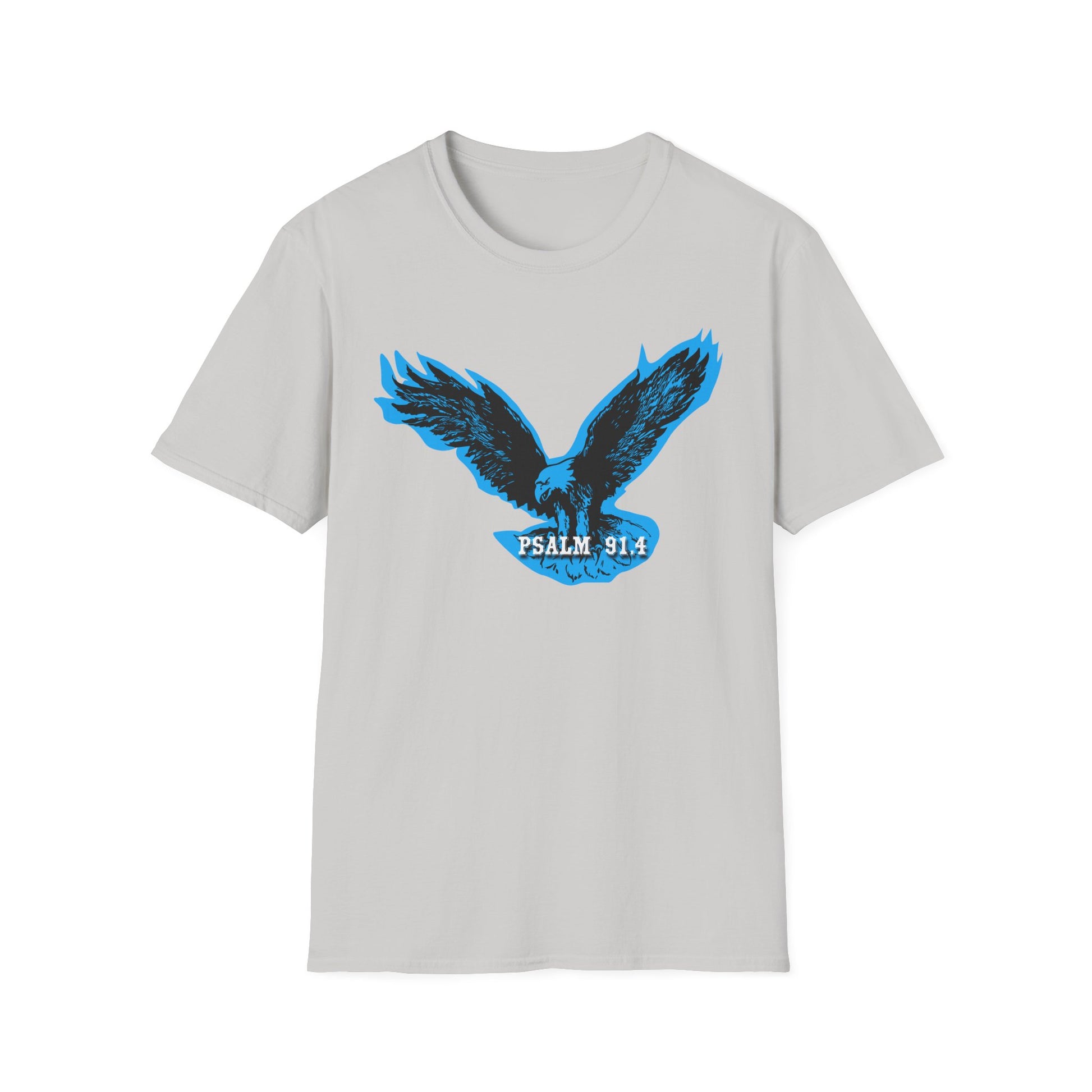 Eagle Tshirt For Men Women Bible Verse Shirt Gift For Mom Dad Softstyle T-Shirt Bible Verse Psalm 91 Tee