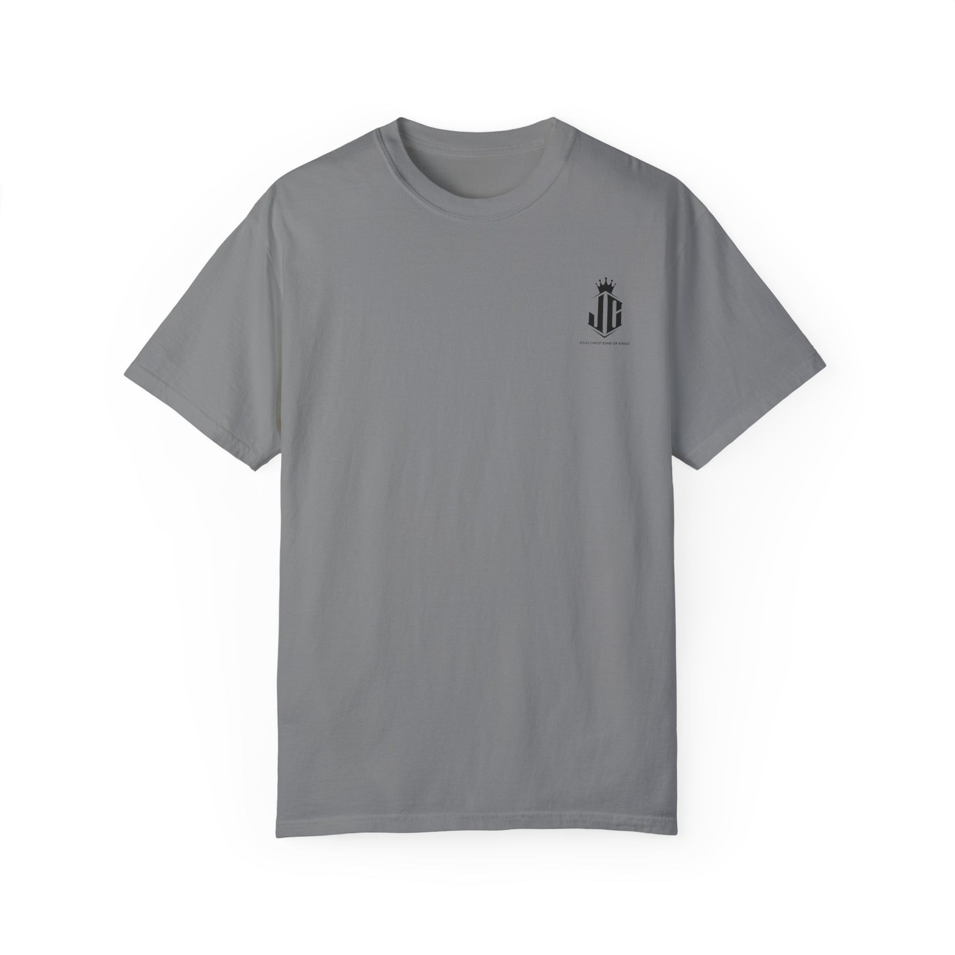 Unisex Garment-Dyed T-Shirt - Jesus Christ King of Kings Design Jesus Christ King of Kings T-Shirt | Faith-Based Unisex Apparel