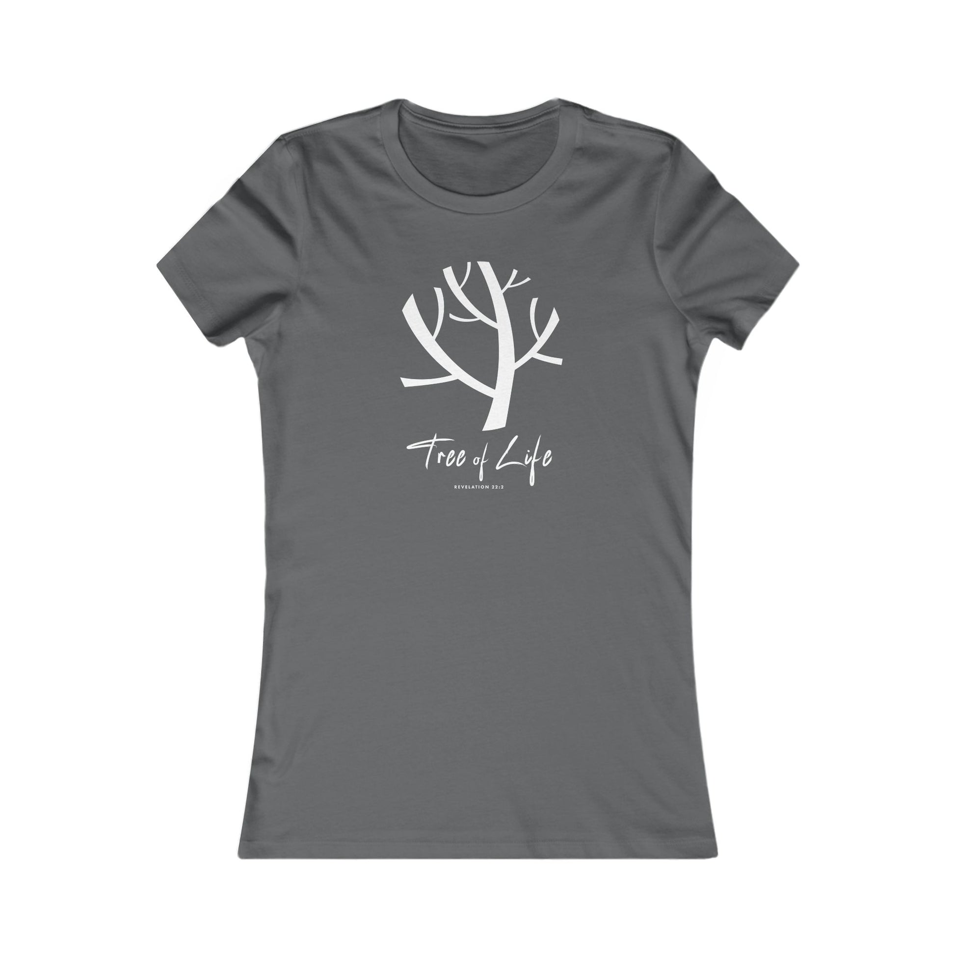 Tree Of Life Bibie Verse Women's Midweight Cotton Tee Christian Women Gift For Her Inspirational t-shirts Spiritual clothing for Women