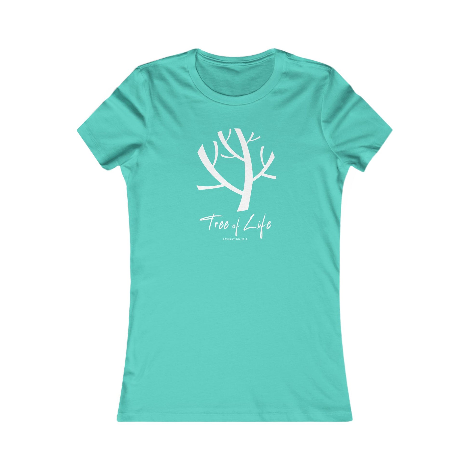 Tree Of Life Bibie Verse Women's Midweight Cotton Tee Christian Women Gift For Her Inspirational t-shirts Spiritual clothing for Women