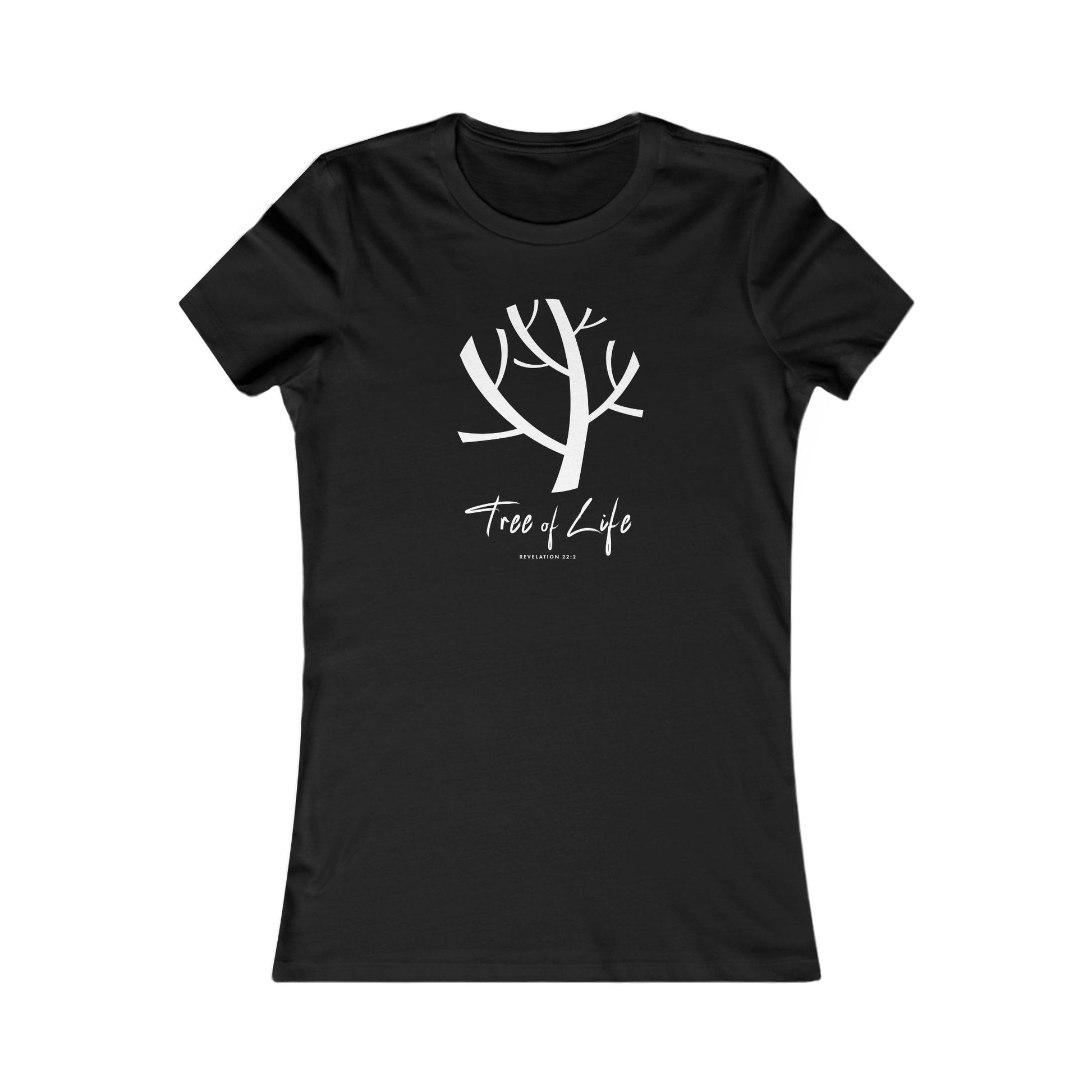 Tree Of Life Bibie Verse Women's Midweight Cotton Tee Christian Women Gift For Her Inspirational t-shirts Spiritual clothing for Women