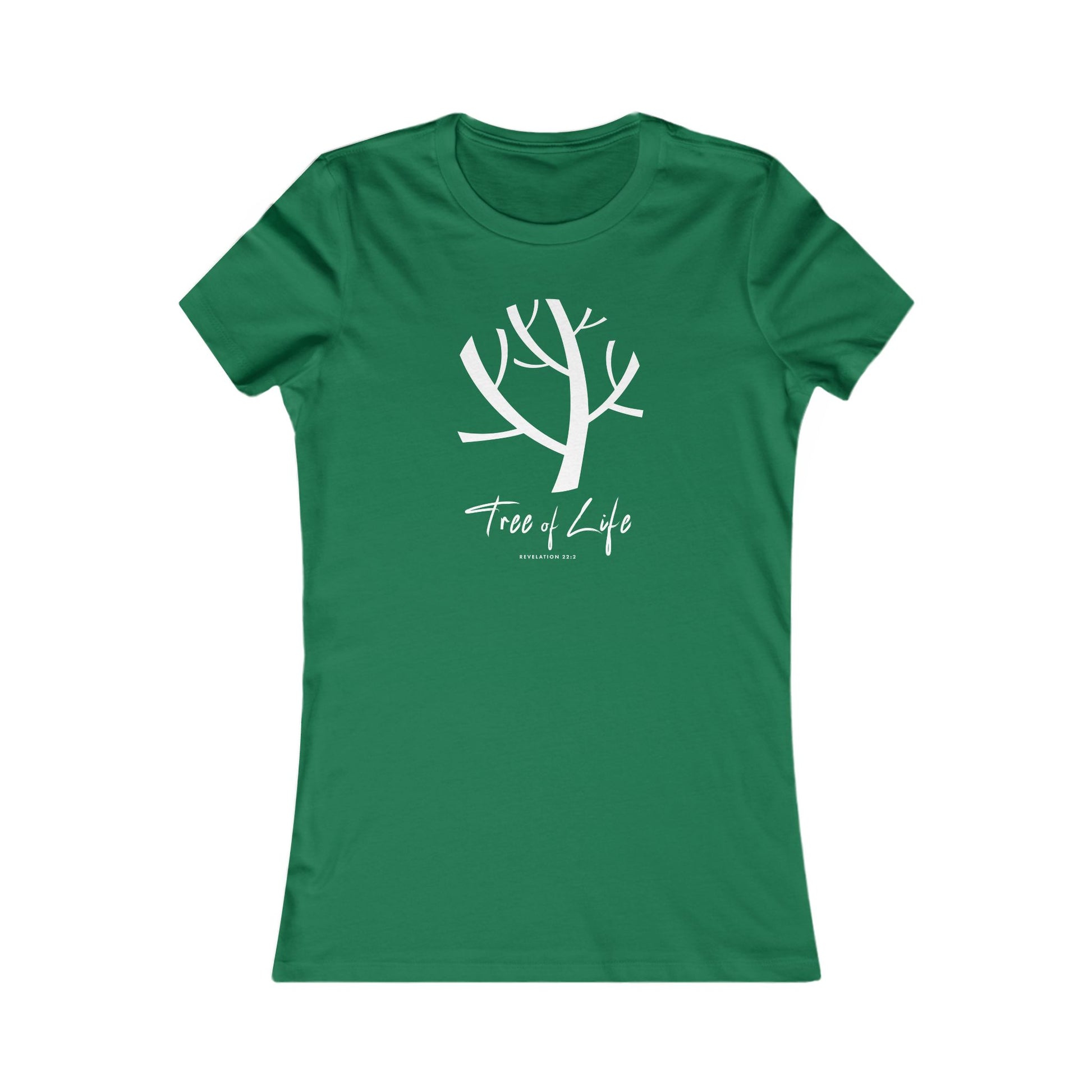 Tree Of Life Bibie Verse Women's Midweight Cotton Tee Christian Women Gift For Her Inspirational t-shirts Spiritual clothing for Women