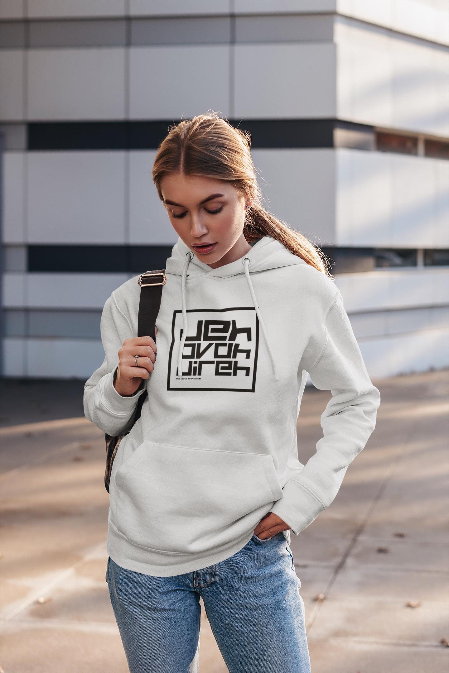 Pullover Hoodie Sweatshirt For Christian Men Women Hooded Sweatshirt Apparel Gift for Christian Clothing Jehovah Jireh Graphic Hoodie