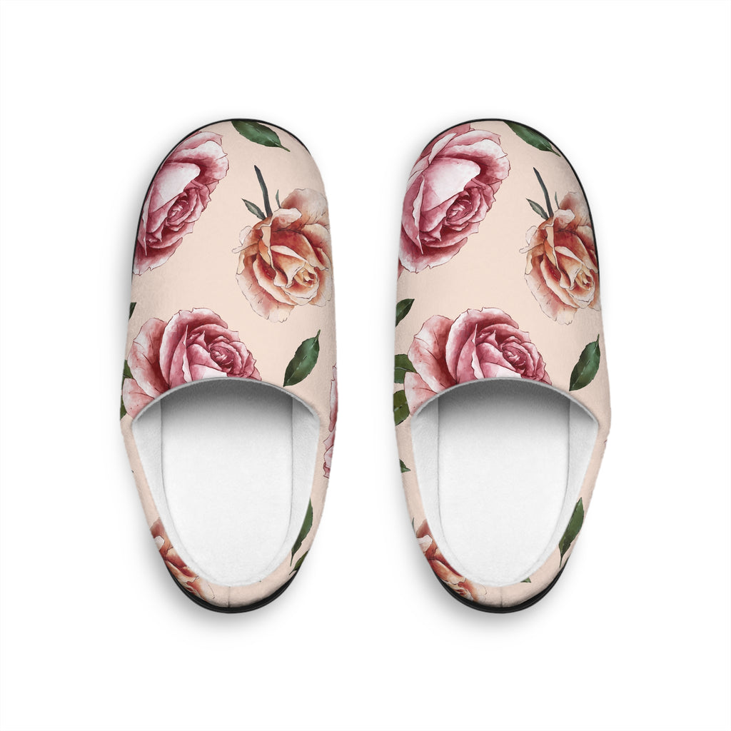Cozy Floral Women&#039;s Indoor Slippers - Perfect for Relaxation Stylish & Comfortable Women's Footwear