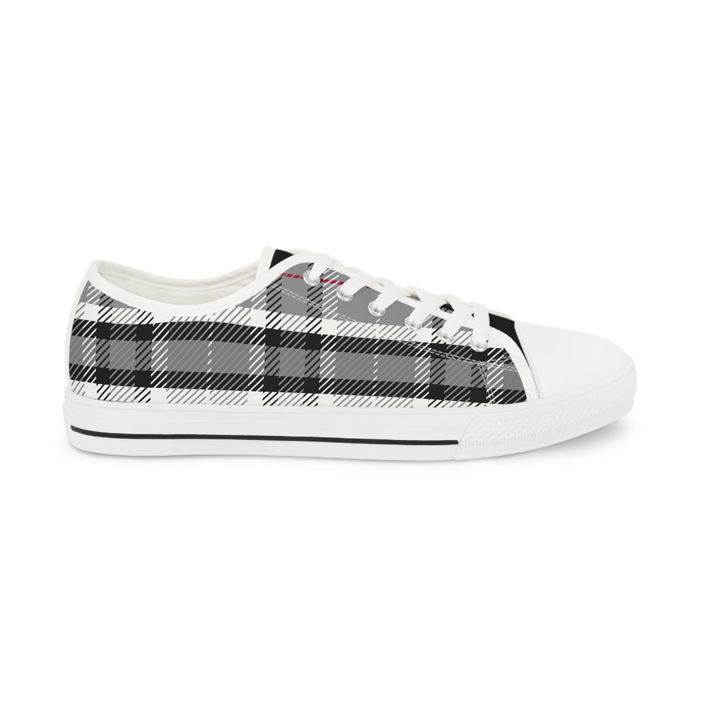 Fashionable Men's Designer Soft Plaid Low Top Sneakers Mens Converse Sneakers Sneakers For Men Low Top Sneakers Canvas Lace Up Boys FlatStylish Plaid Men's Low Top Sneakers Casual Footwear for Everyday Comfort. Limited stock available.