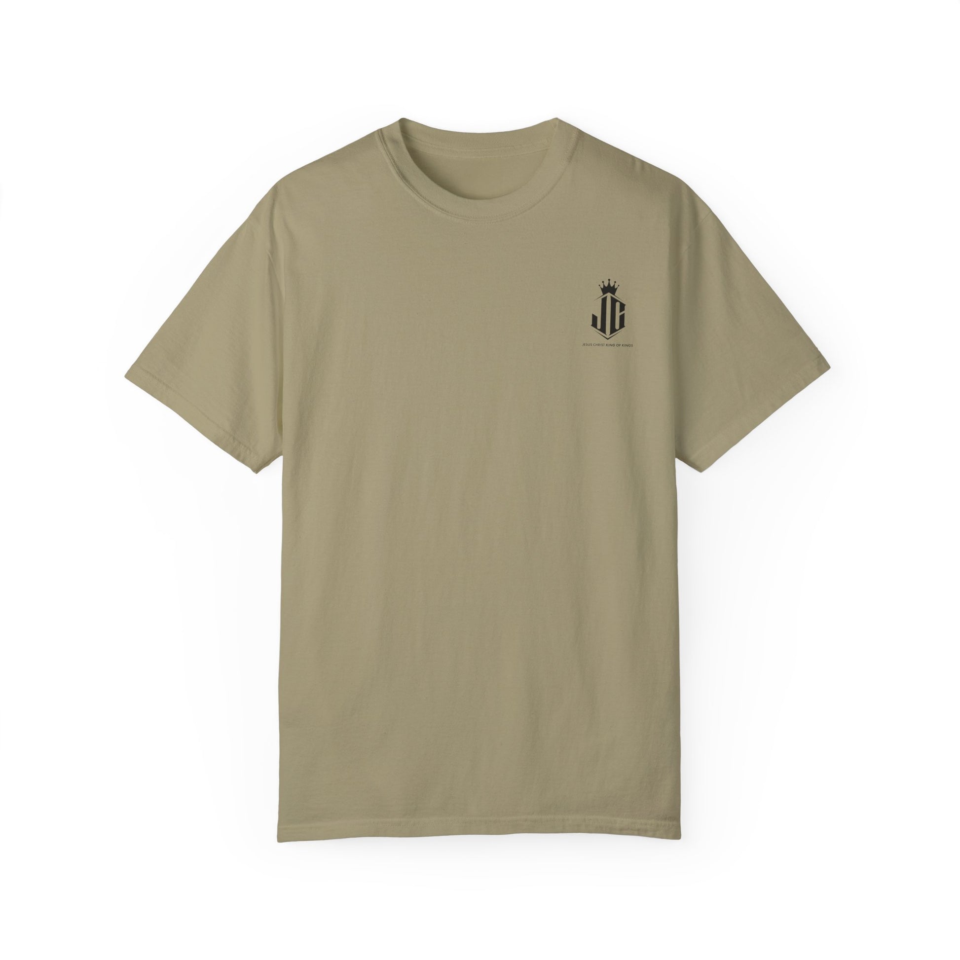 Unisex Garment-Dyed T-Shirt - Jesus Christ King of Kings Design Jesus Christ King of Kings T-Shirt | Faith-Based Unisex Apparel