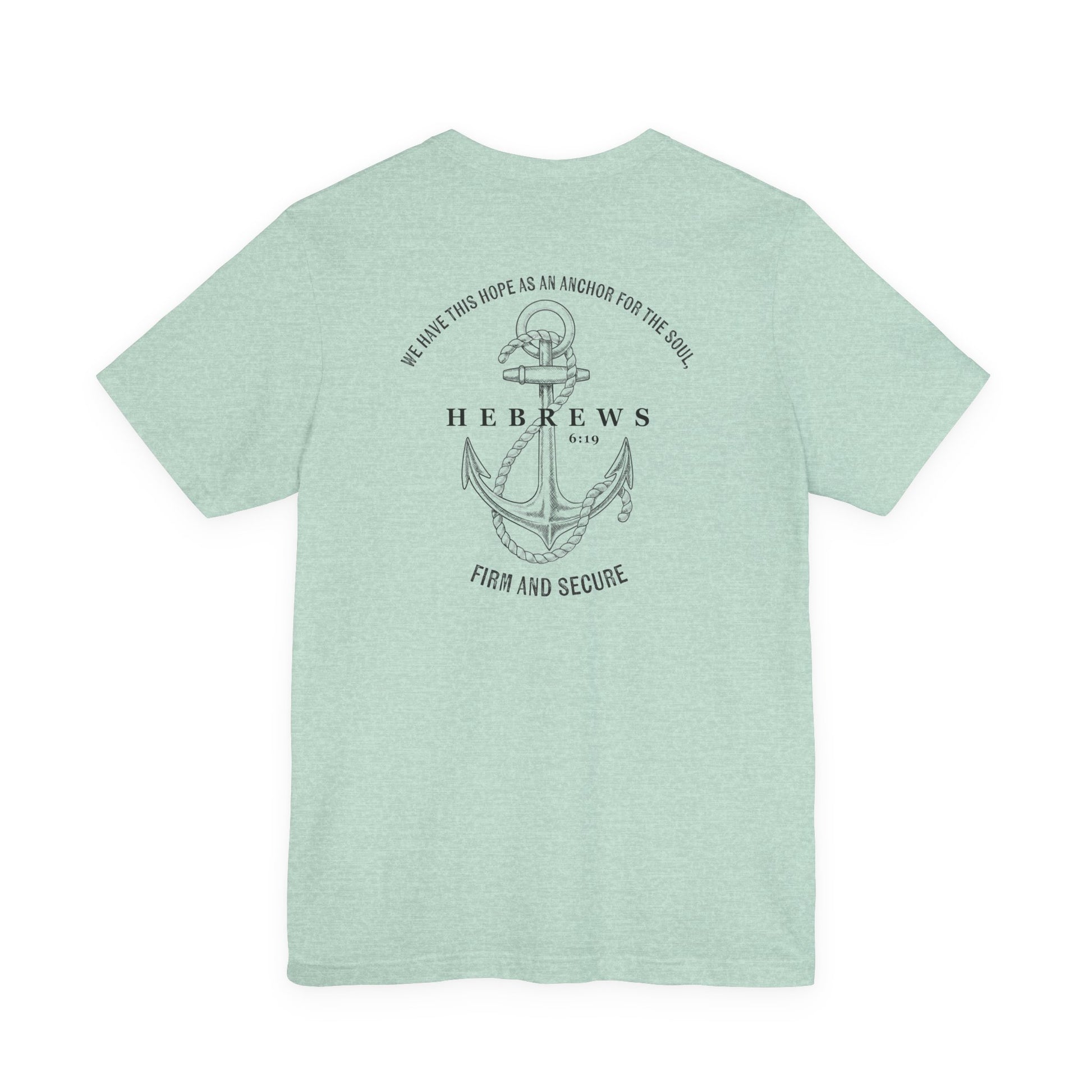 Christian Shirt Bible Verse T-Shirt Religious Outfit Christian Jesus Shirt Religious Gift Shirt Nautical Tee Chirstian Apparel Gift Christian Clothing Tee
