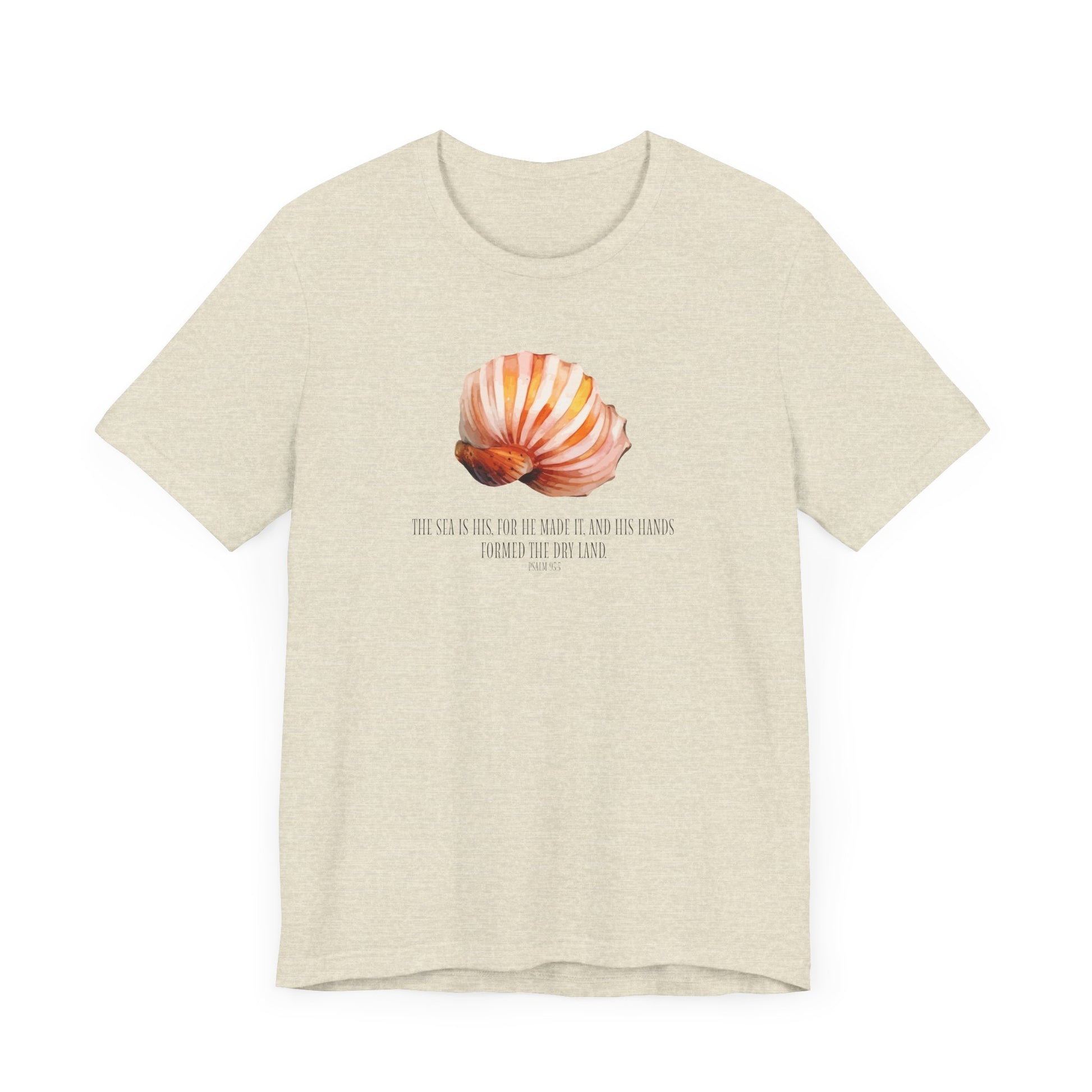 Seashell Inspiration Unisex Jersey Tee - Coastal Vibes, Beach T-Shirt, Nature Lover Gift, Casual Wear, Summer Essentials