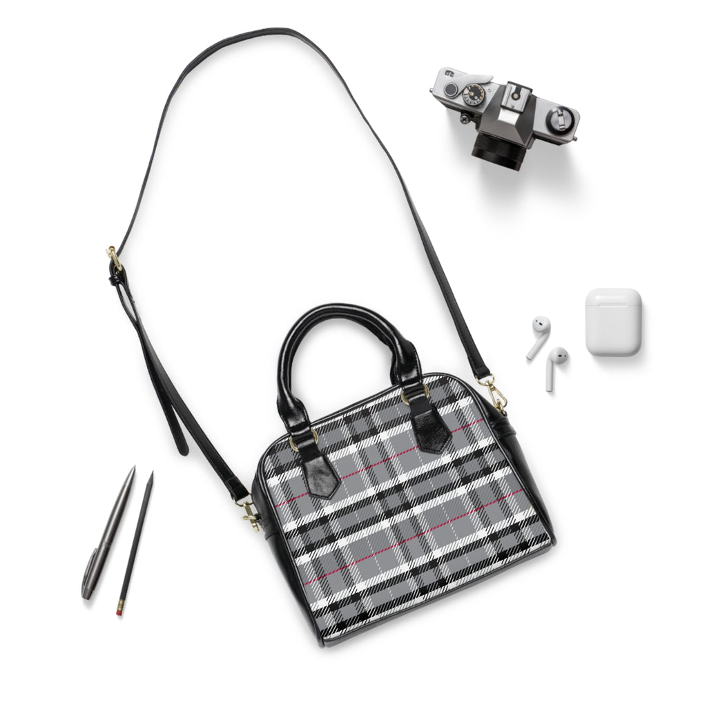 Exclusive Chic Plaid Print Small Shoulder Bag, Trendy Crossbody Purse, Stylish Everyday Bag, Perfect Gift for Fashion Lovers, Plaid Print Handbag Chic Plaid Shoulder Handbag Stylish Plaid Tote for Everyday Use
