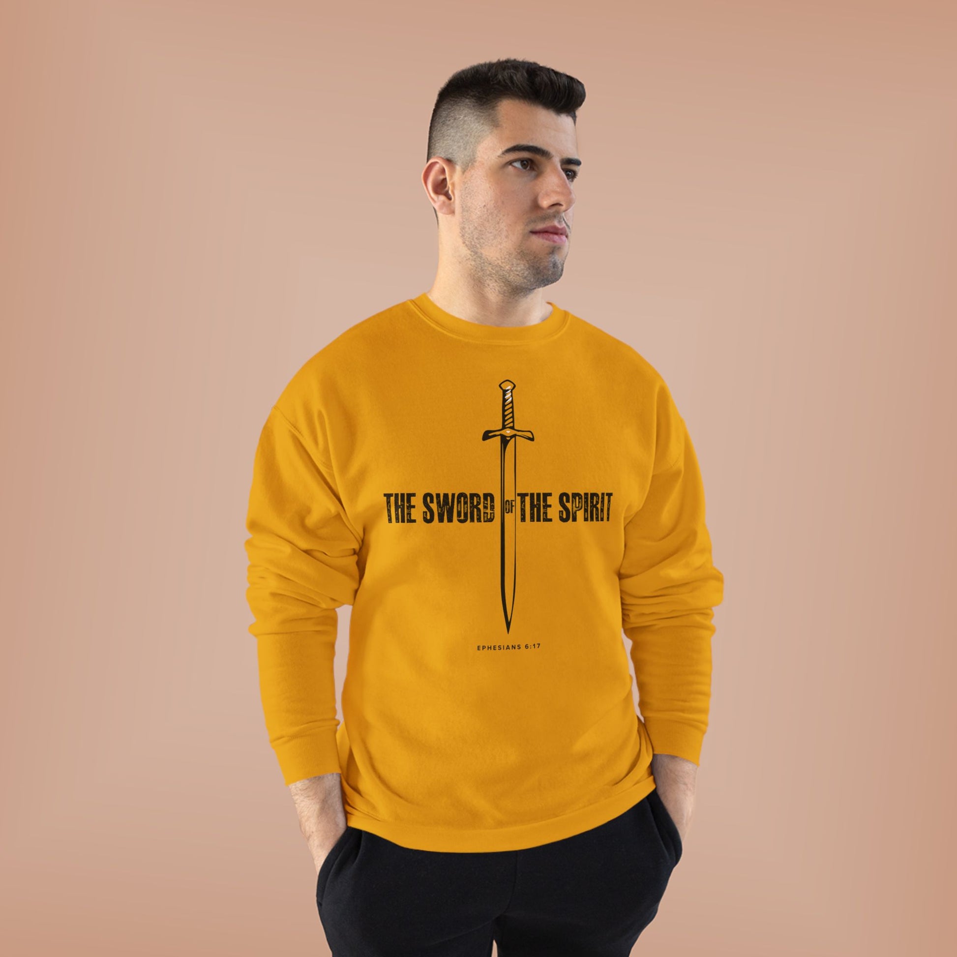 Christian Sweatshirt For Men Women Christian Mom Dad Apparel Christian Shirt Bible Verse Ephesians Crewneck Sweatshirt, Apparel