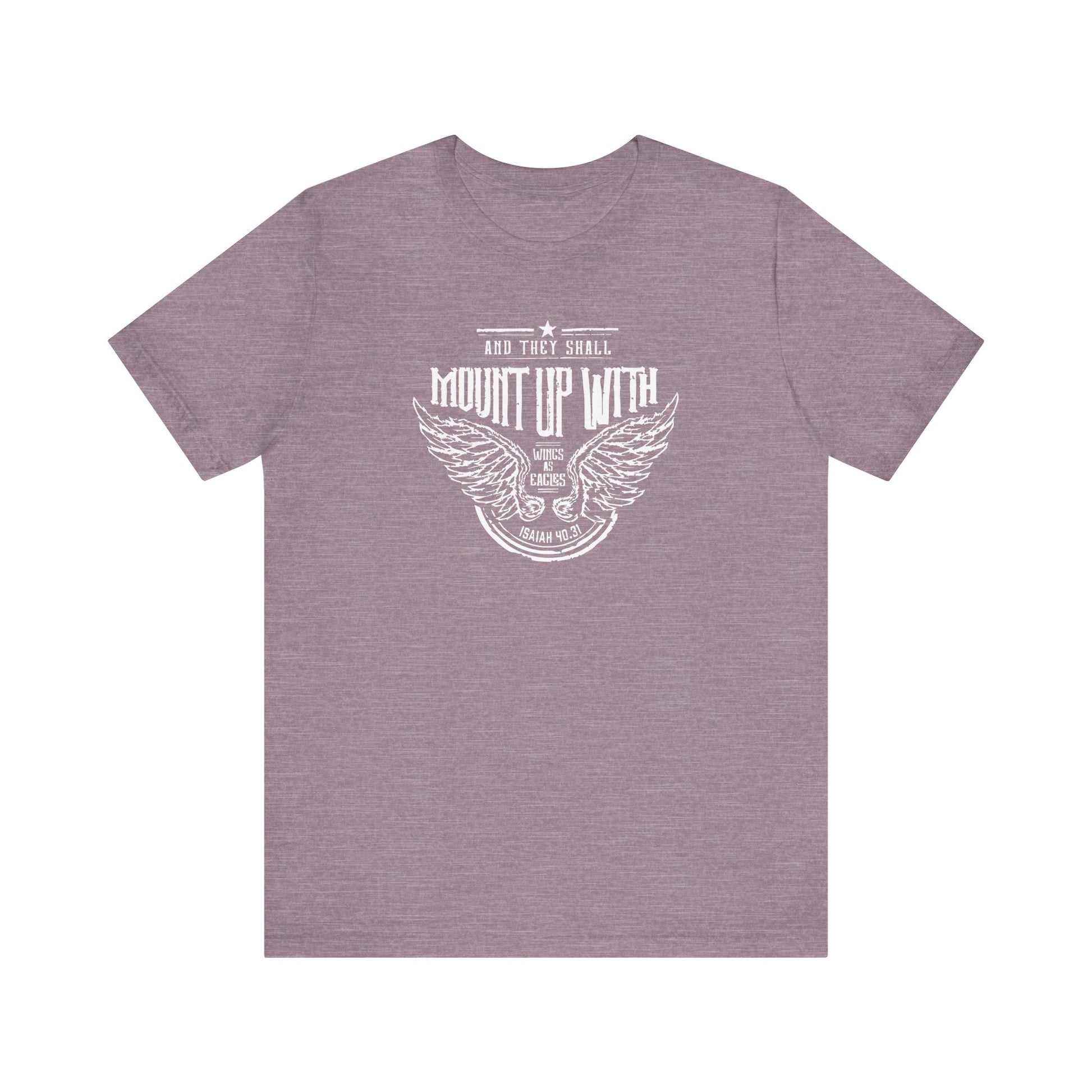 Christian Man Woman Inspirational Tshirt Isaiah Scripture Bible Verse Tee Perfect for Casual Outings & Gifts