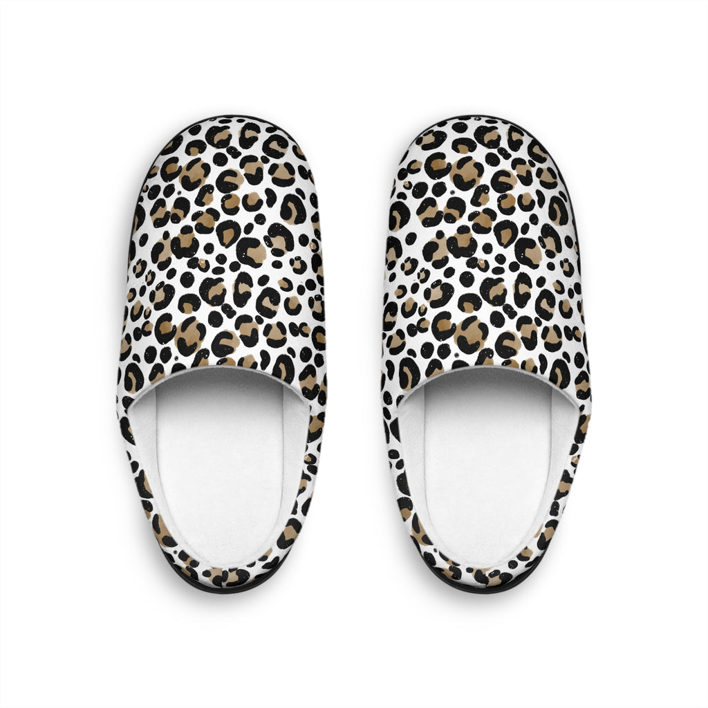 Cozy Leopard Print Indoor Slippers | Stylish & Comfortable Women's Footwear Perfect for Home Relaxation