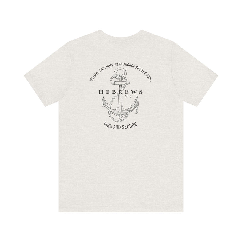 Christian Shirt Bible Verse T-Shirt Religious Outfit Christian Jesus Shirt Religious Gift Shirt Nautical Tee Chirstian Apparel Gift Christian Clothing Tee
