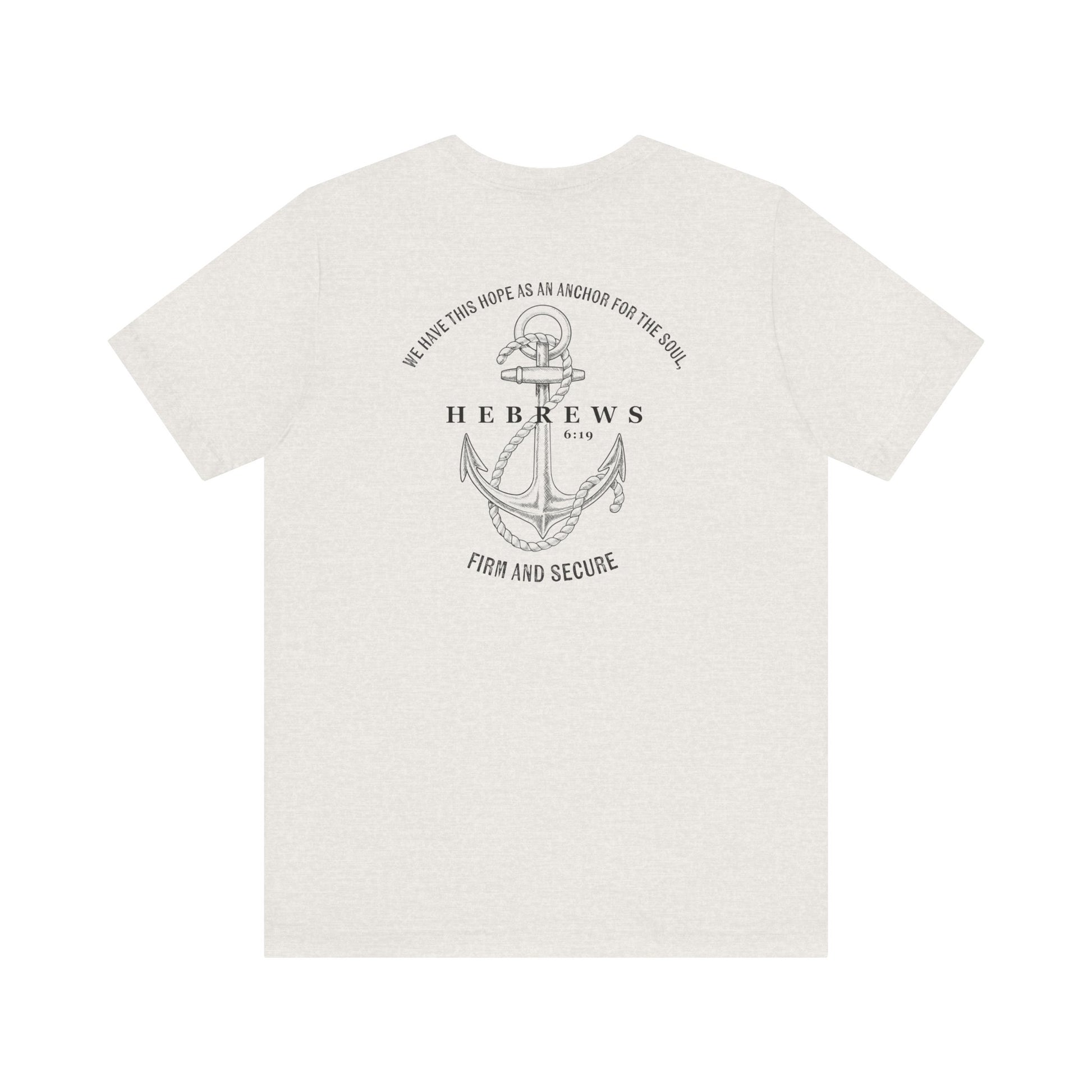 Christian Shirt Bible Verse T-Shirt Religious Outfit Christian Jesus Shirt Religious Gift Shirt Nautical Tee Chirstian Apparel Gift Christian Clothing Tee