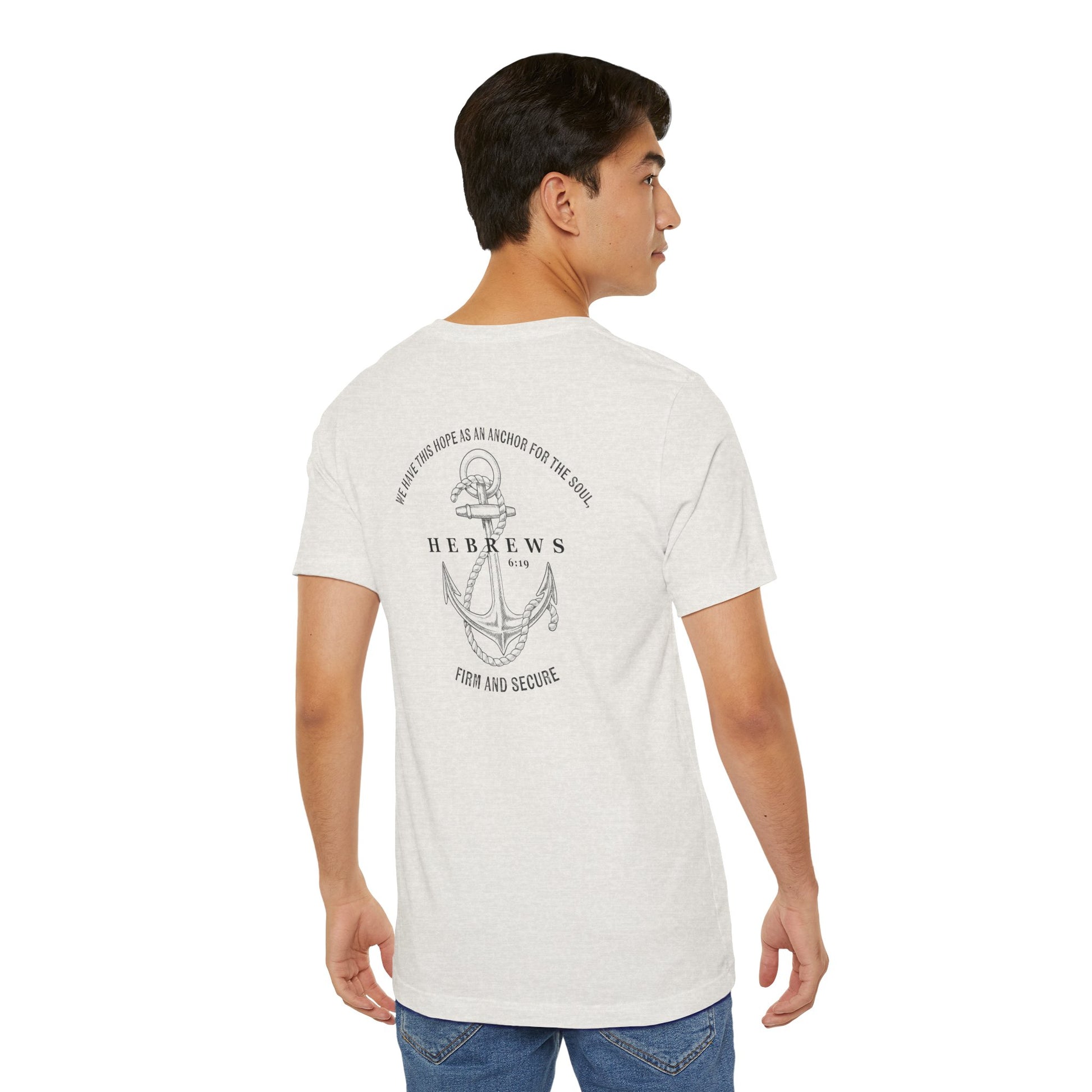 Christian Shirt Bible Verse T-Shirt Religious Outfit Christian Jesus Shirt Religious Gift Shirt Nautical Tee Chirstian Apparel Gift Christian Clothing Tee
