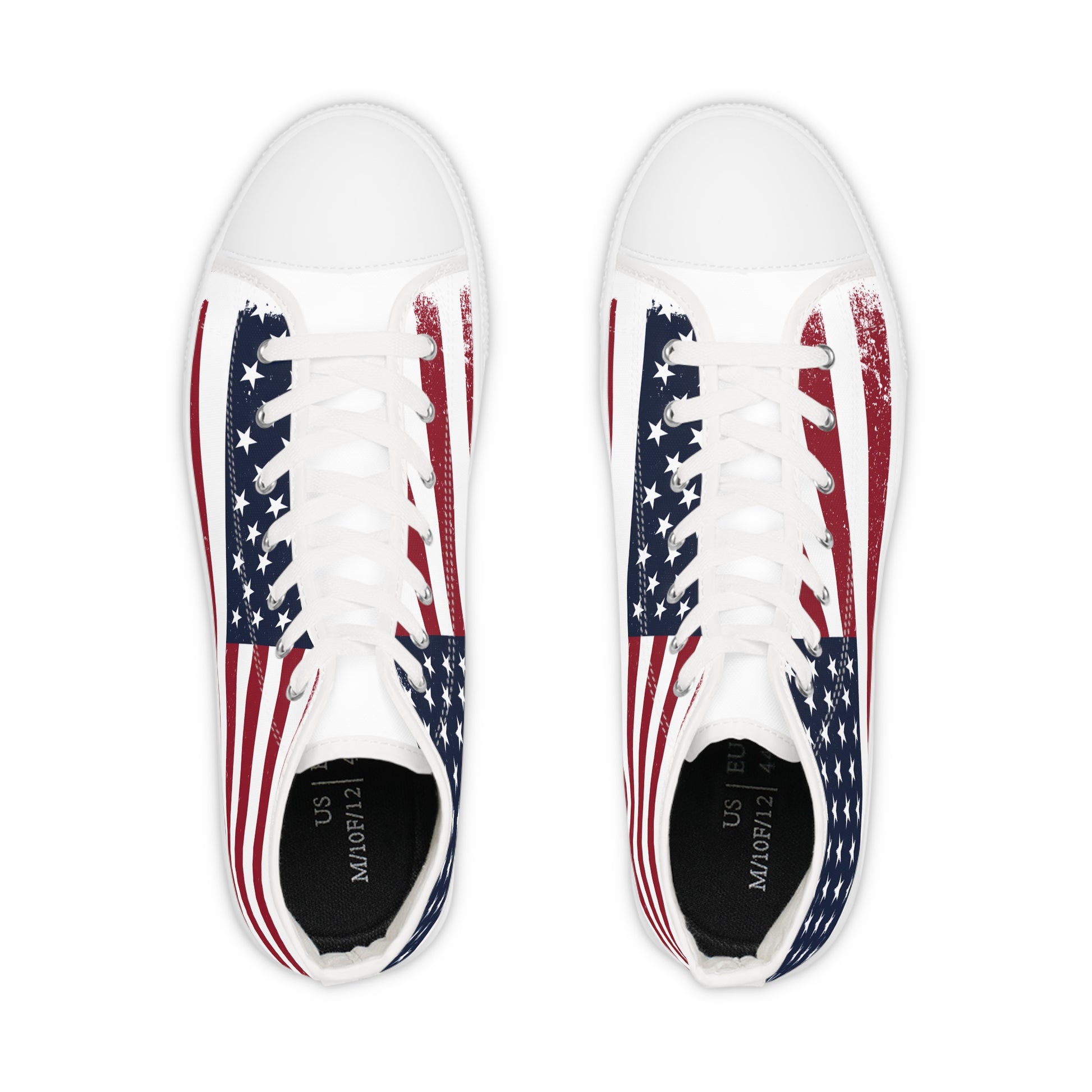 Mens Designer Patriotic High Top Sneakers for Men USA Flag Design Mens Sneakers high top sneaker