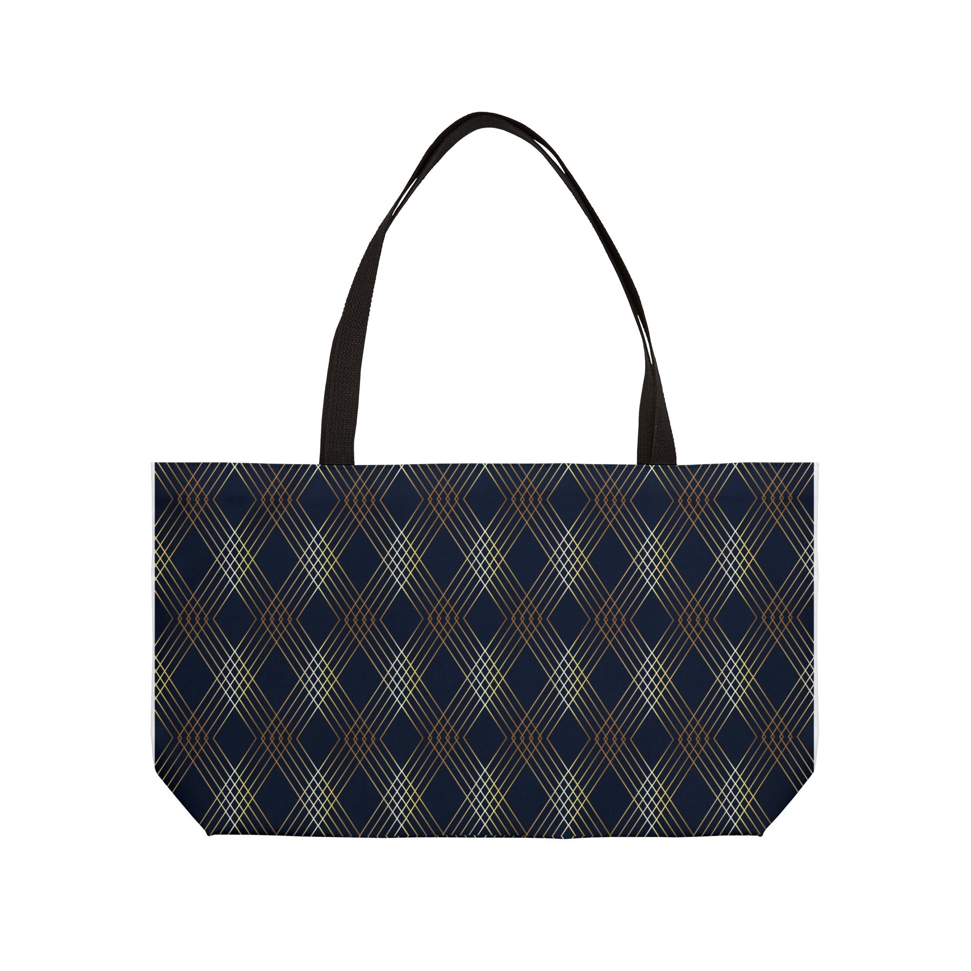 Plaid Diamond Weekender Bag Weekender Tote Bag Oversized Bag Lined Beach Tote Lake Trip Bag Travel Great Vacation Spring Break Bag