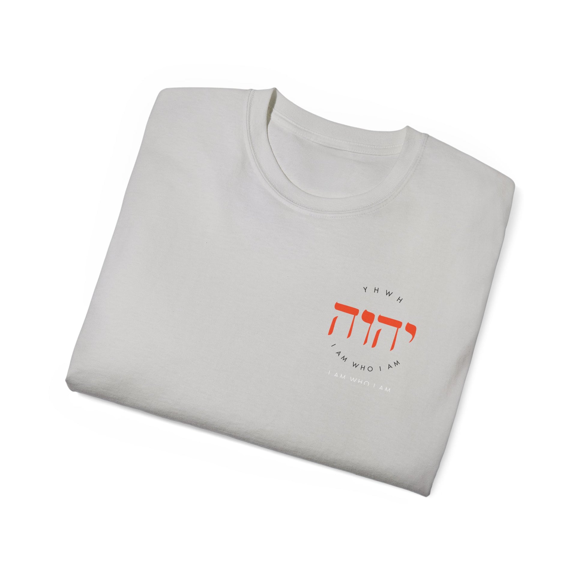 T-Shirt For Men Women For Christian Fashion Apparel Gift Hebrew Graphic  I am Who I Am Shirt