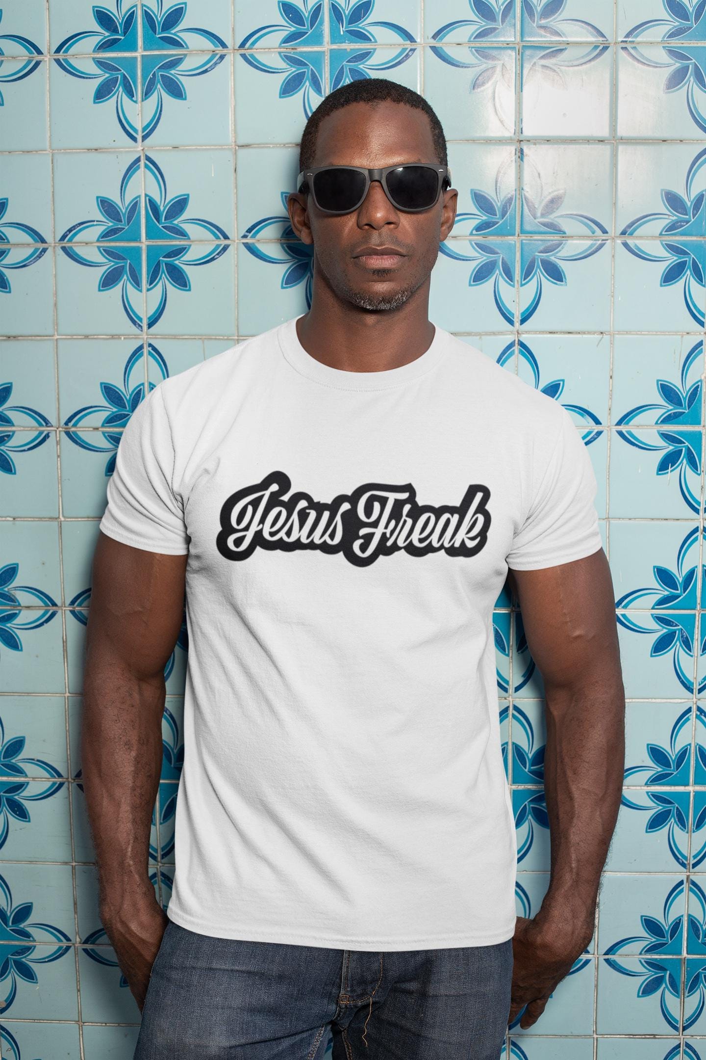 Unisex T-shirt Jesus Freak Tee Religious T-shirt Gift For Men Women Shirt Christian Apparel For Christian Mom Dad Tee