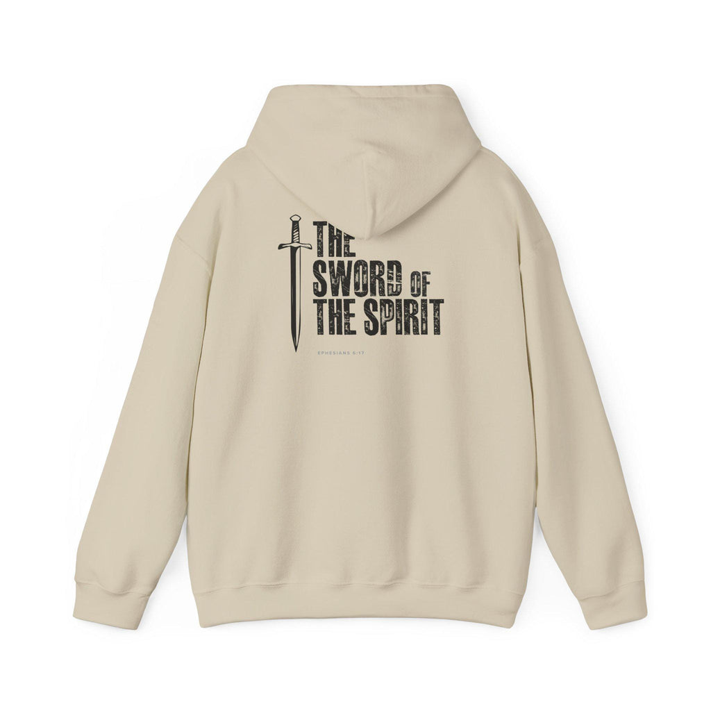 Christian Sweatshirt For Christian Men Women Mom Dad Christian Shirt Bible Verse The Sword of Spirit Scripture Hooded Sweatshirt Apparel