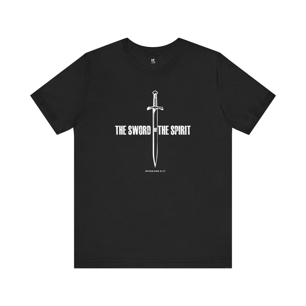 Christian Tshirt For Christian Men Women Short Sleeve Tee, Christian Apparel Bible Verse The Sword of the Spirit Scripture Graphic Tee