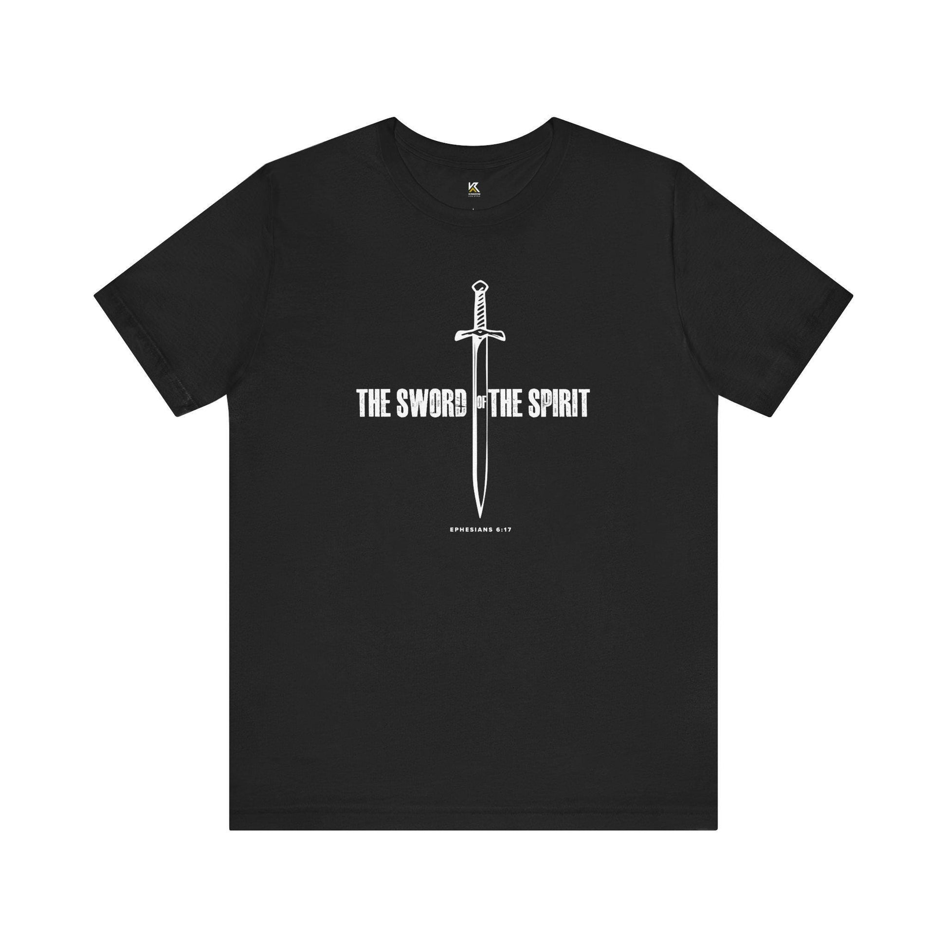 Christian Tshirt For Christian Men Women Short Sleeve Tee, Christian Apparel Bible Verse The Sword of the Spirit Scripture Graphic Tee