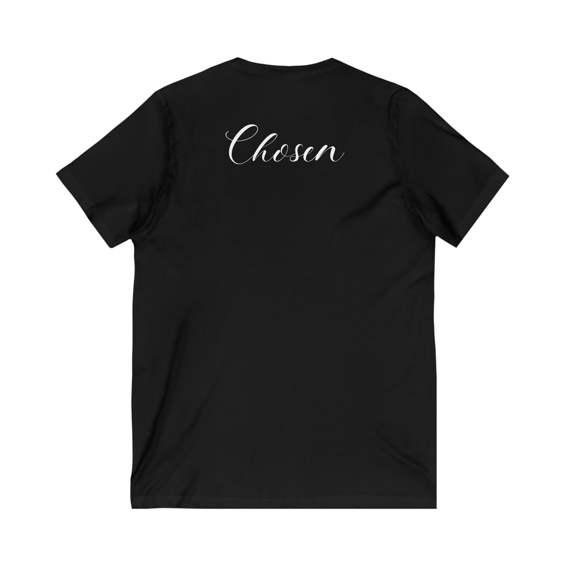 Christian Soft Cotton T-Shirt For Christian Women Gift Shirt V Neck Tee For Mom Gift Apparel Tee Chosen Tee
