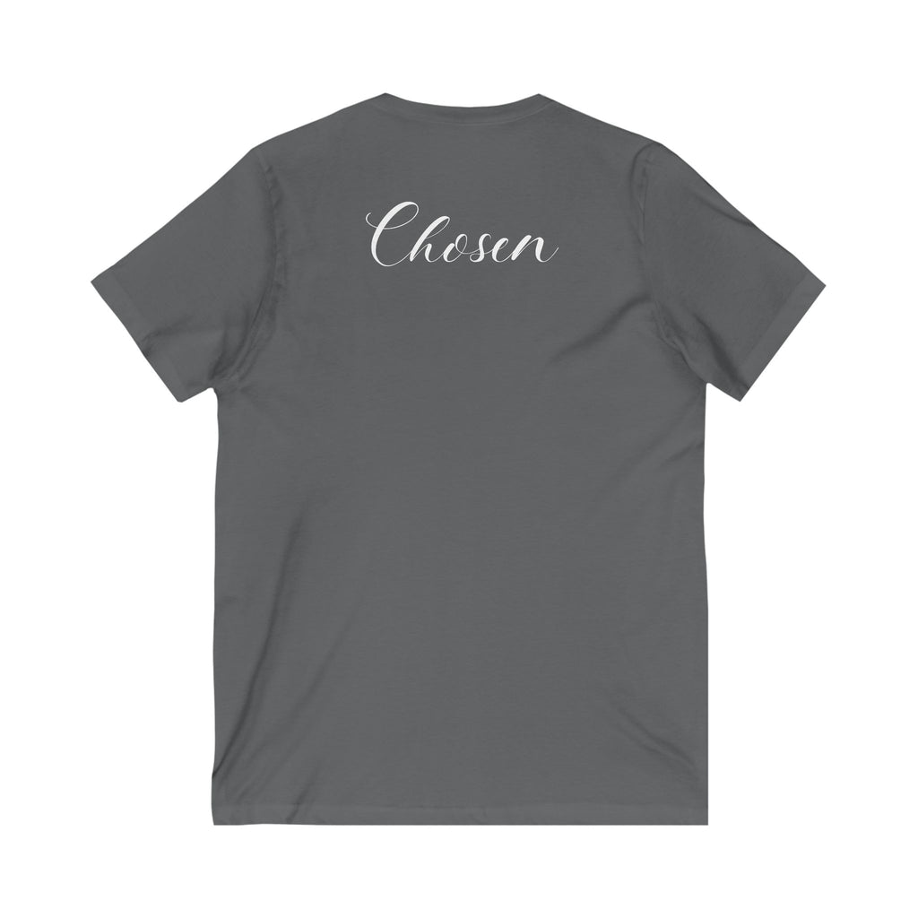 Christian Soft Cotton T-Shirt For Christian Women Gift Shirt V Neck Tee For Mom Gift Apparel Tee Chosen Tee