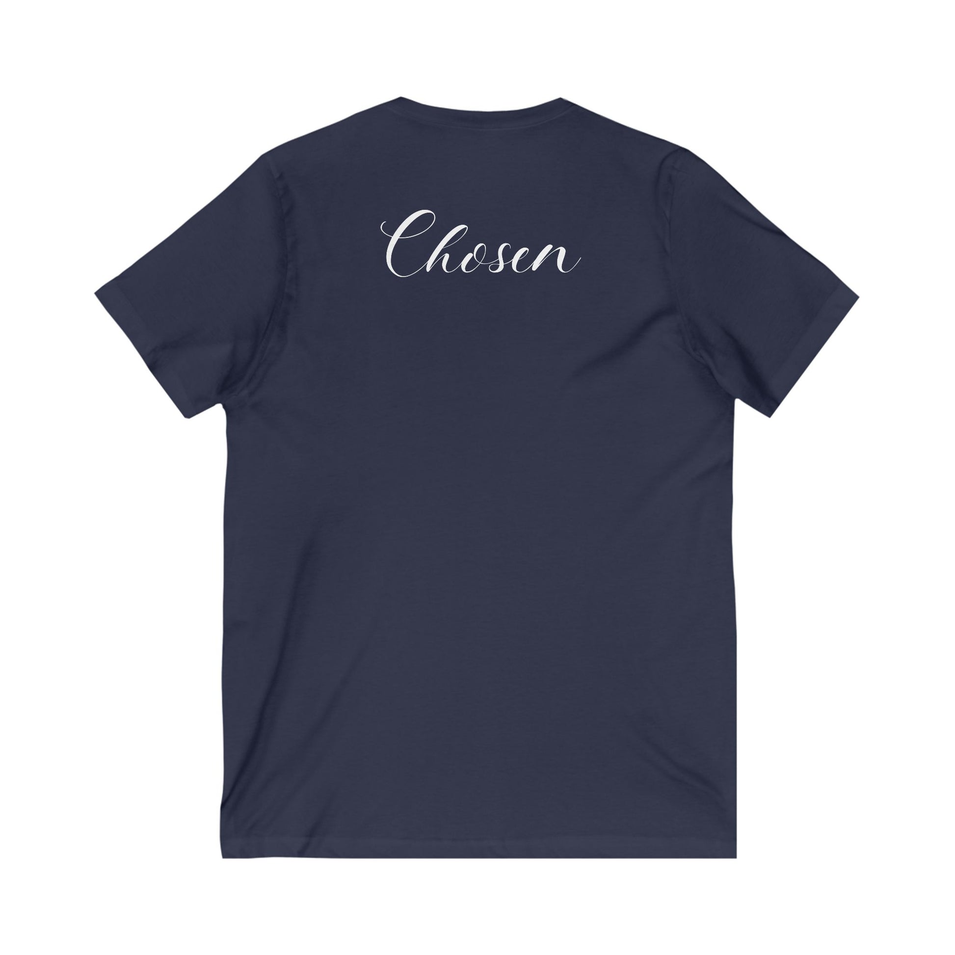 Christian Soft Cotton T-Shirt For Christian Women Gift Shirt V Neck Tee For Mom Gift Apparel Tee Chosen Tee