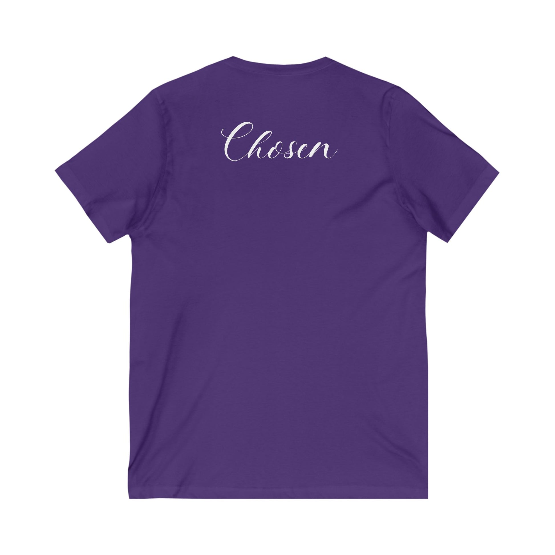 Christian Soft Cotton T-Shirt For Christian Women Gift Shirt V Neck Tee For Mom Gift Apparel Tee Chosen Tee