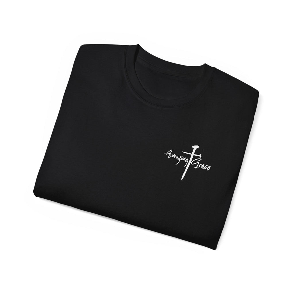 Christian Tshirt Christian Men Women Gift Cotton Tee Apparel T-Shirt Amazing Grace Tee