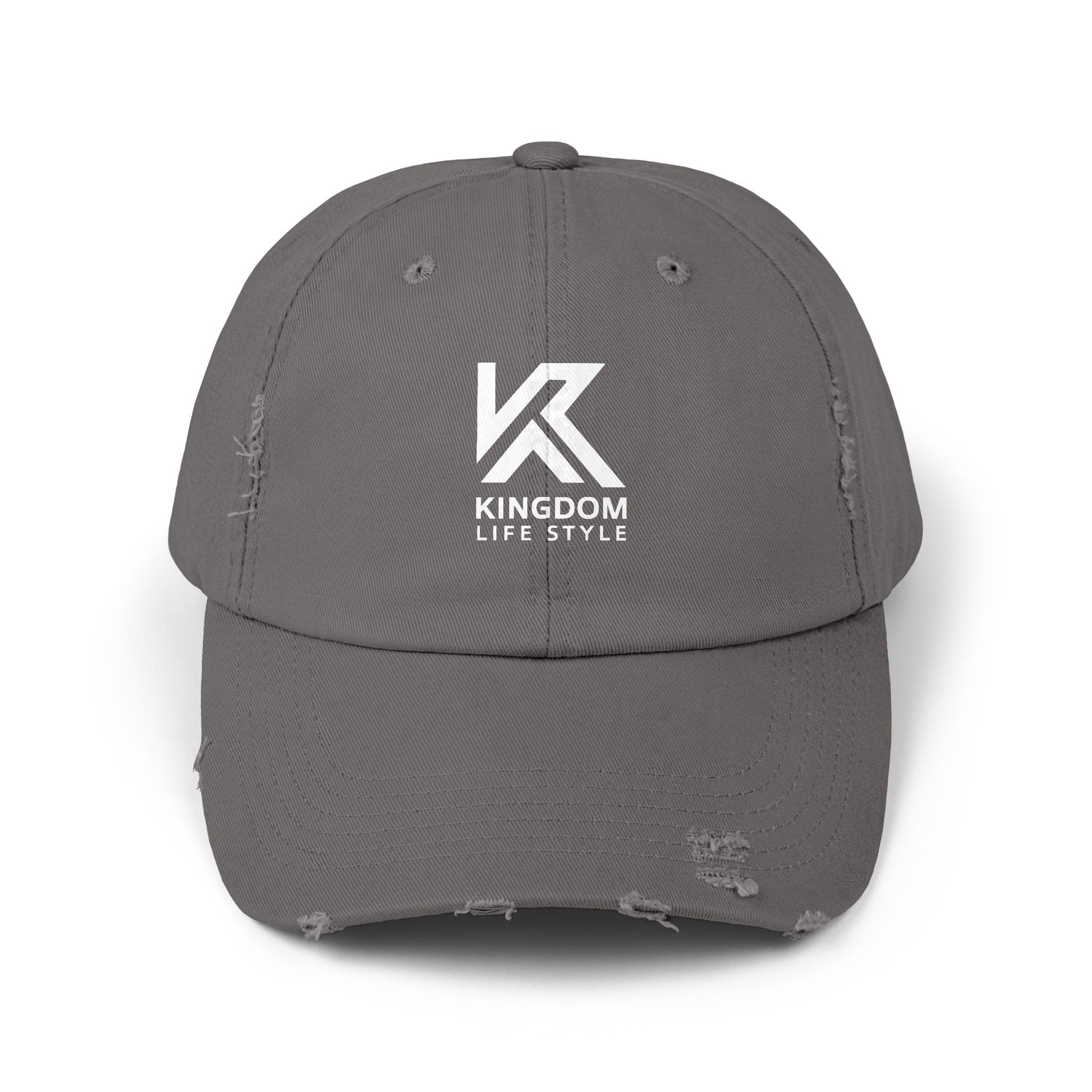 Stylish Unisex Distressed Cap - Kingdom Life Style Adjustable Hat Kingdom Lifestyle Cap Fa
