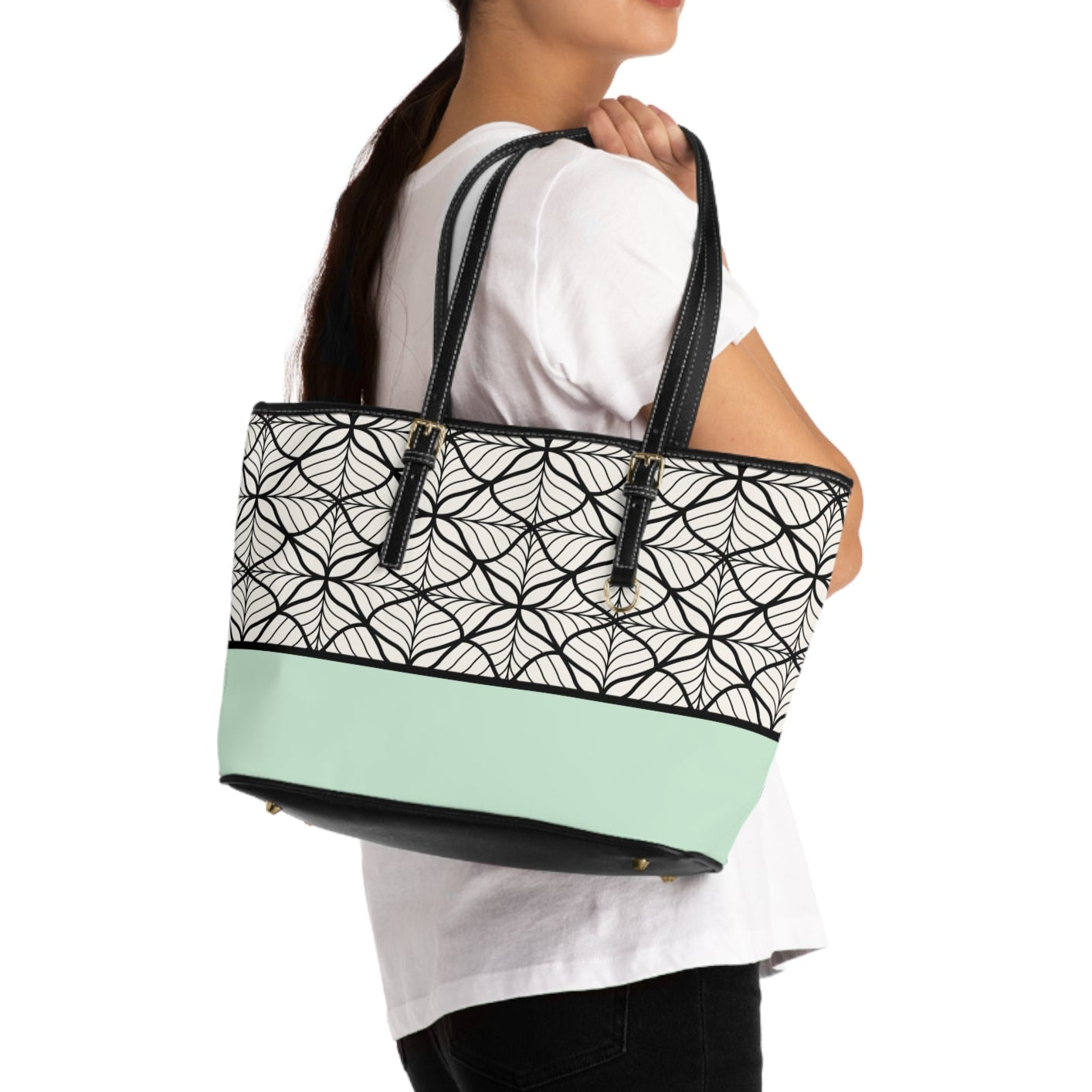 Chic PU Leather Shoulder Bag, Stylish Tote for Everyday Use, Perfect Gift for Mother's Day, Summer Outings, Fashion Accessory