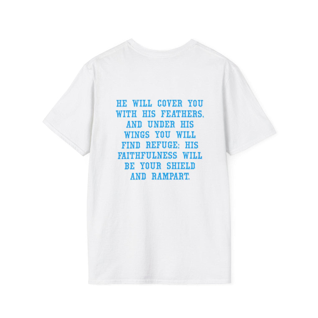 Eagle Tshirt For Men Women Bible Verse Shirt Gift For Mom Dad Jesus-themed apparel Bible Verse Psalm 91 Tee