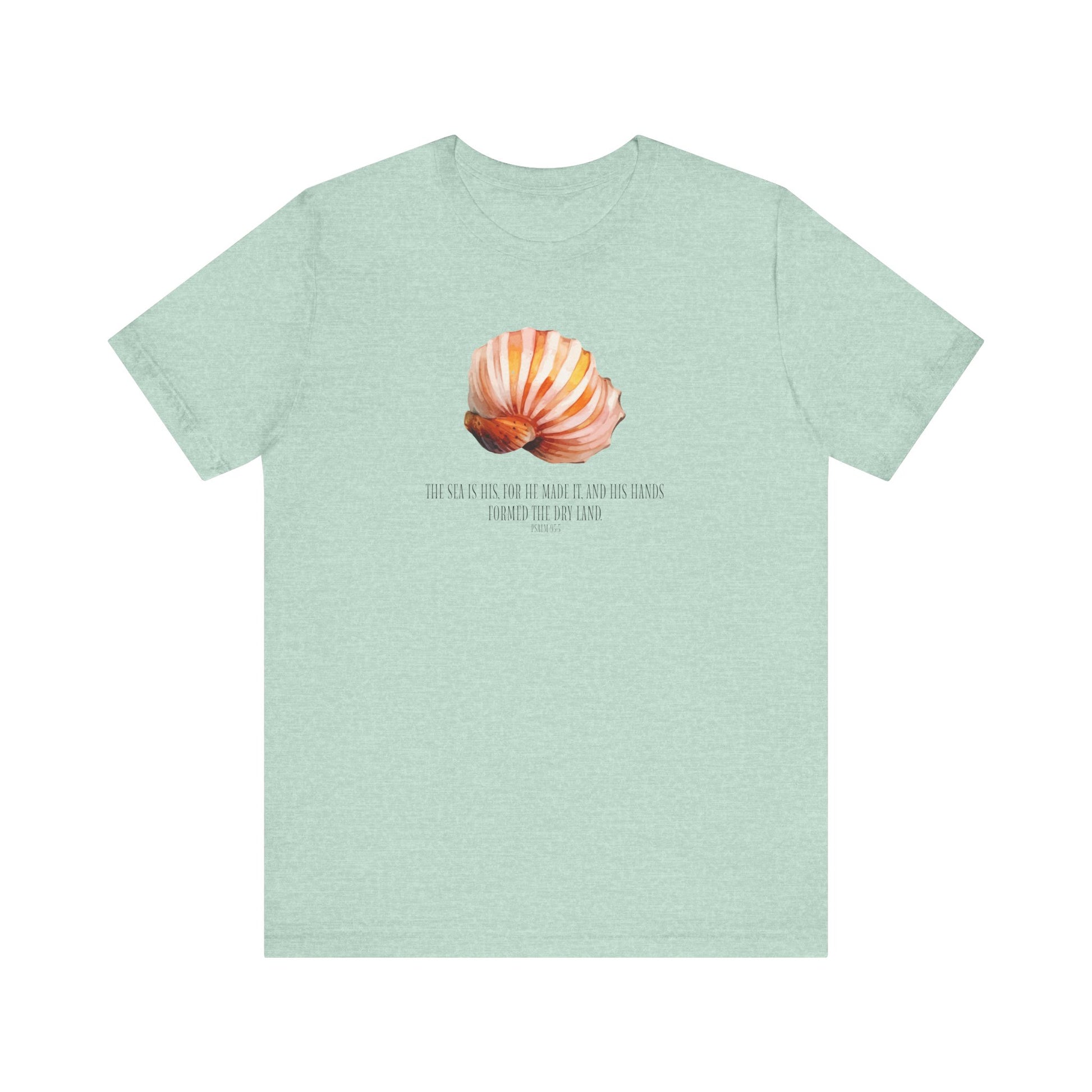 Seashell Inspiration Unisex Jersey Tee - Coastal Vibes, Beach T-Shirt, Nature Lover Gift, Casual Wear, Summer Essentials