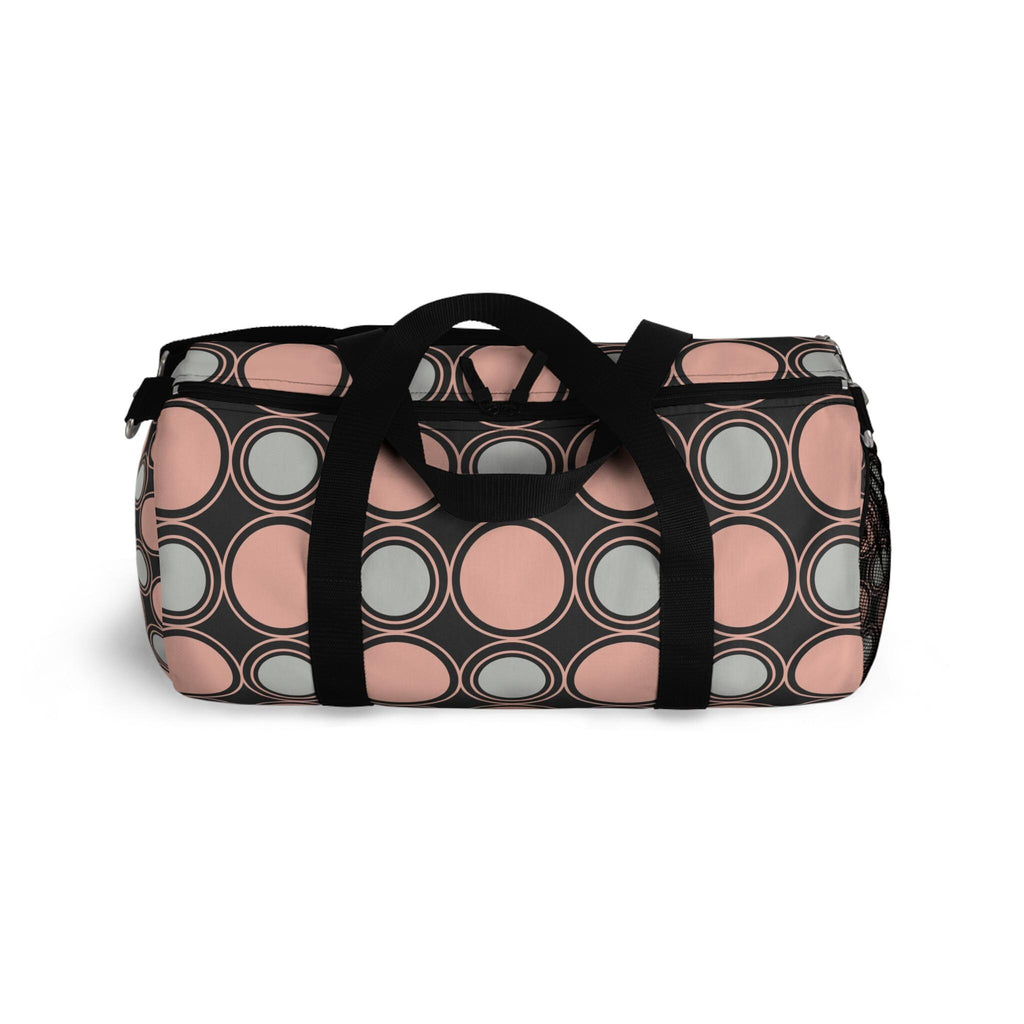 Designer Circle Print Duffel Bag For Her Travel Bag Gift for Her Best Friend Gift Duffel Bag Modern Gym Yoga Gear for Fitness Enthusiasts - A Kingdom Lifestyle