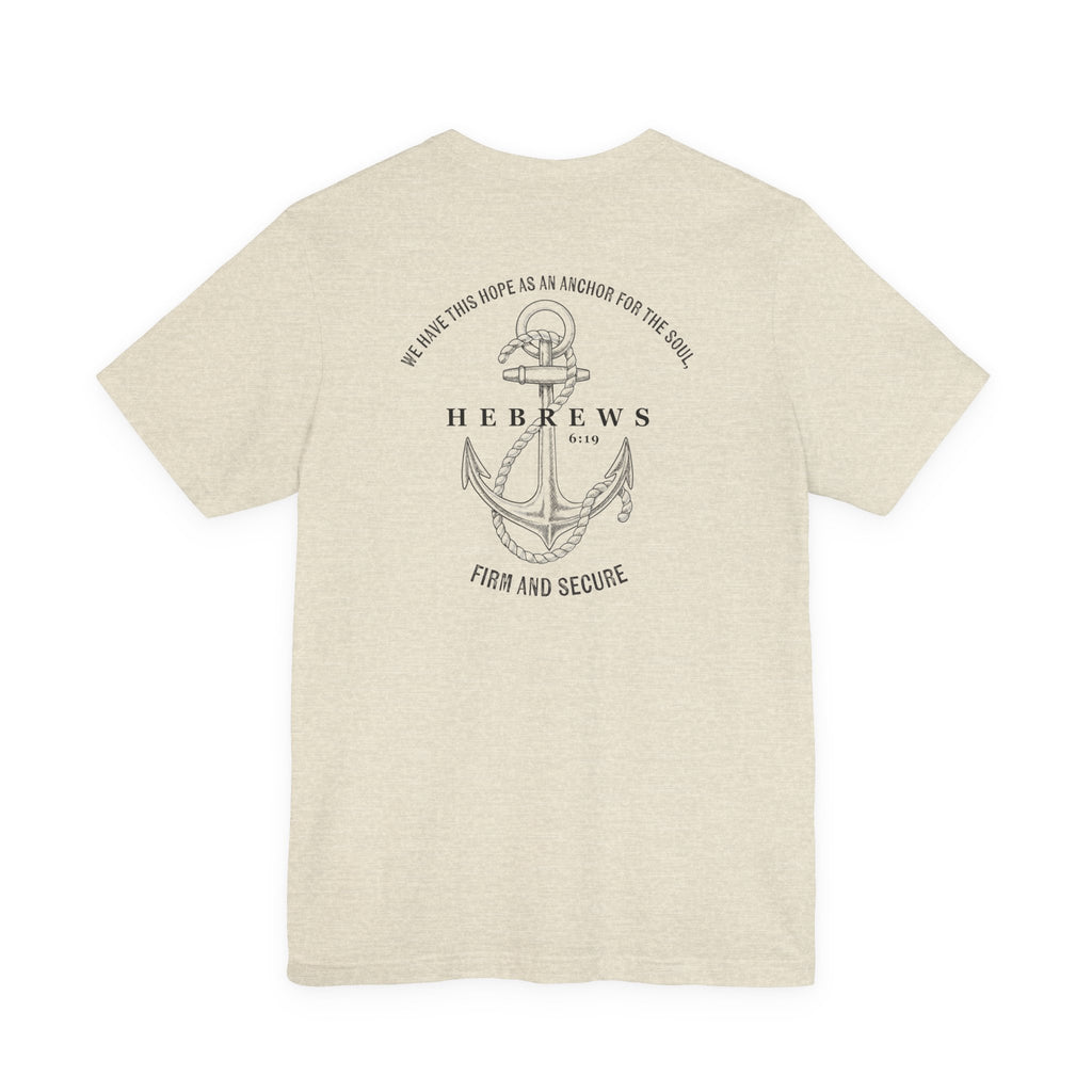 Christian Shirt Bible Verse T-Shirt Religious Outfit Christian Jesus Shirt Religious Gift Shirt Nautical Tee Chirstian Apparel Gift Christian Clothing Tee