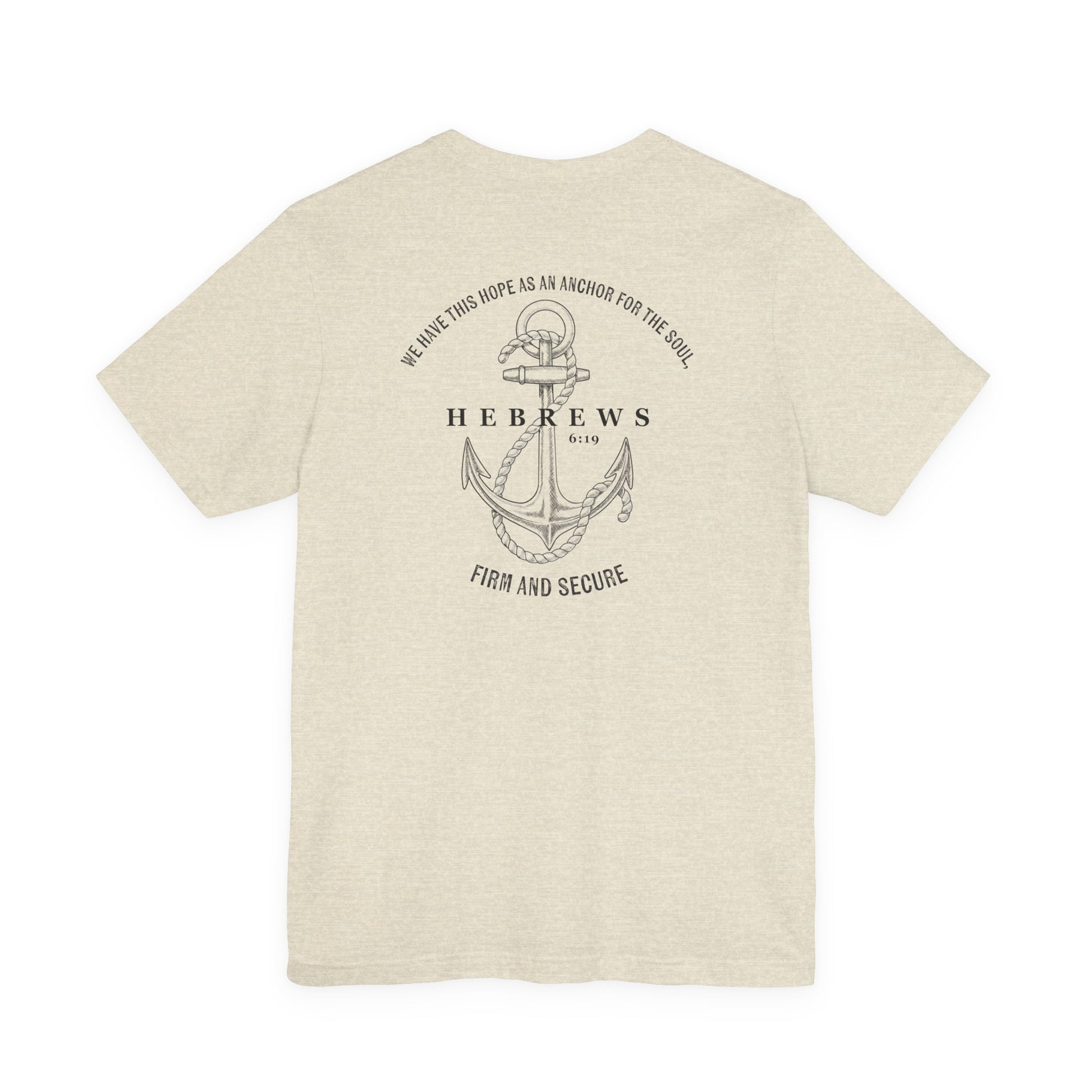 Christian Shirt Bible Verse T-Shirt Religious Outfit Christian Jesus Shirt Religious Gift Shirt Nautical Tee Chirstian Apparel Gift Christian Clothing Tee