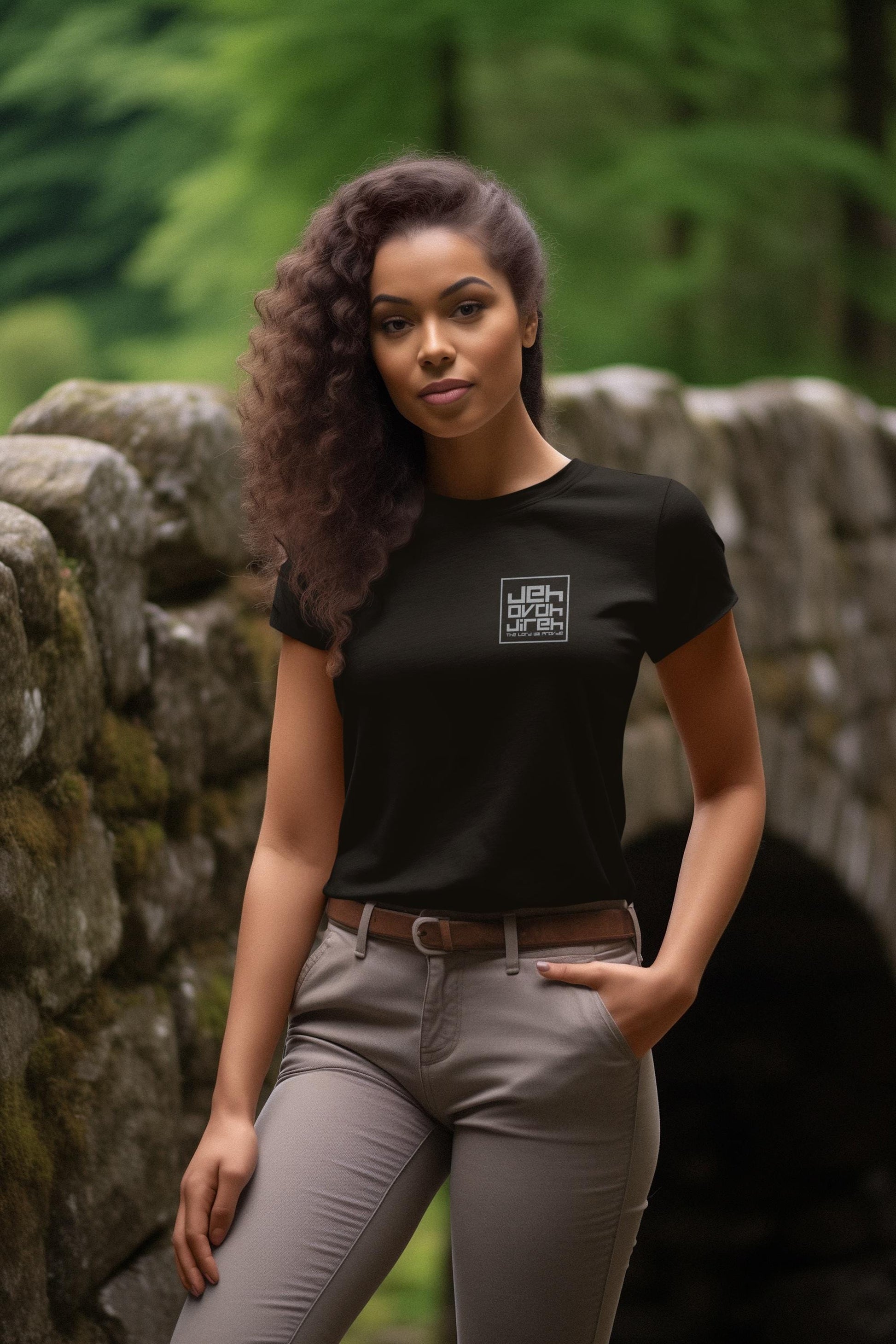Graphic Ladies Tshirt For Christian Women Apparel Shirt Jehovah Jireh Graphic Gift For Women Apparel Tees Religious graphic tees