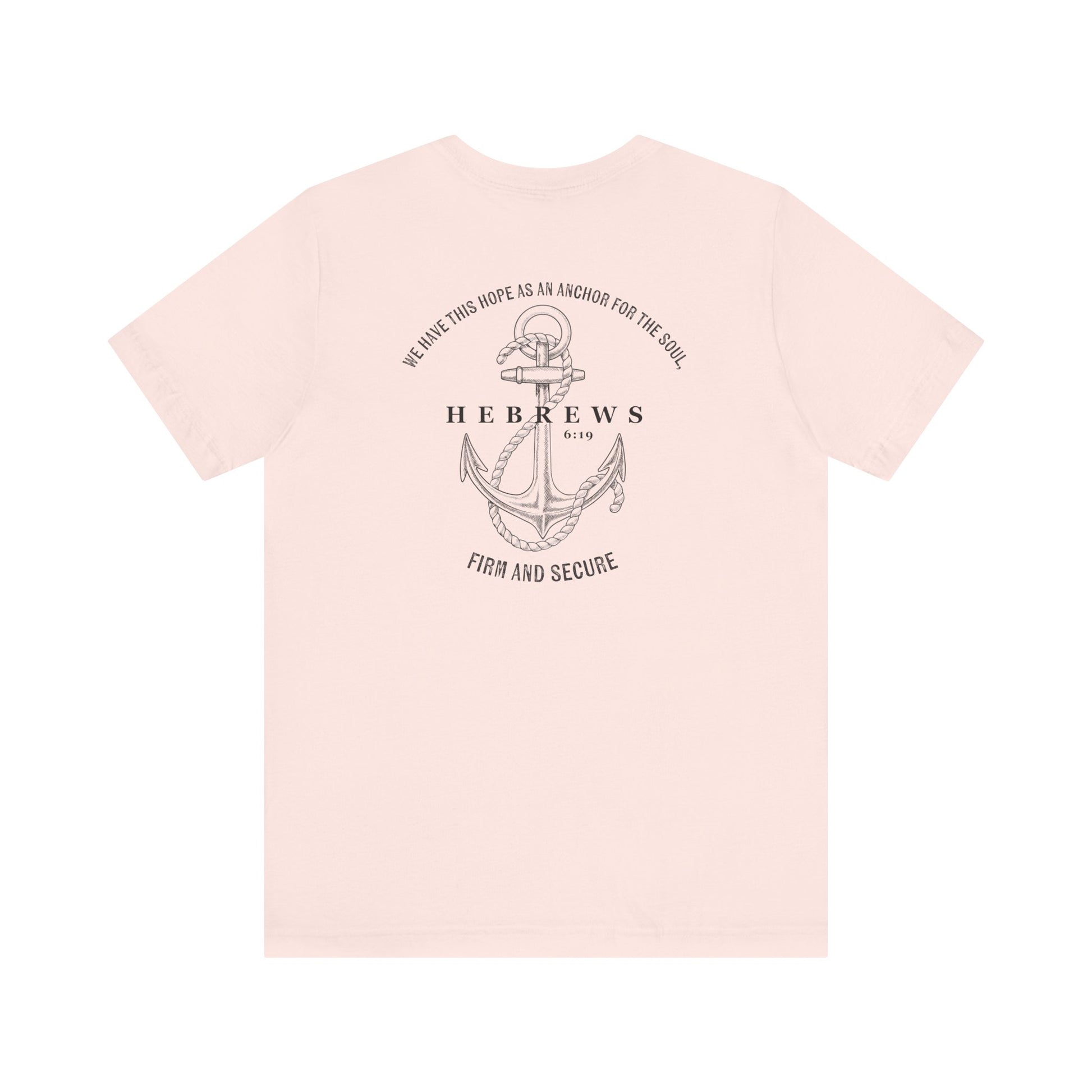Christian Shirt Bible Verse T-Shirt Religious Outfit Christian Jesus Shirt Religious Gift Shirt Nautical Tee Chirstian Apparel Gift Christian Clothing Tee