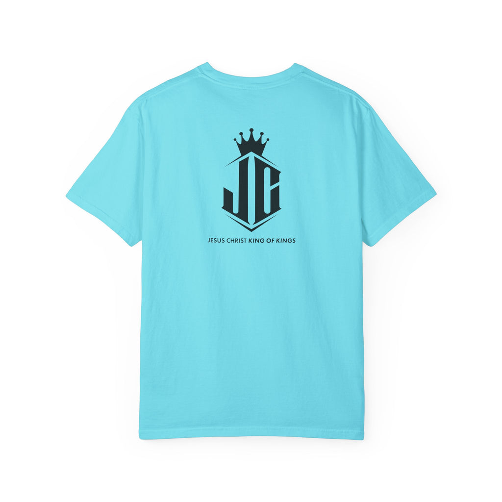 Unisex Garment-Dyed T-Shirt - Jesus Christ King of Kings Design Jesus Christ King of Kings T-Shirt | Faith-Based Unisex Apparel