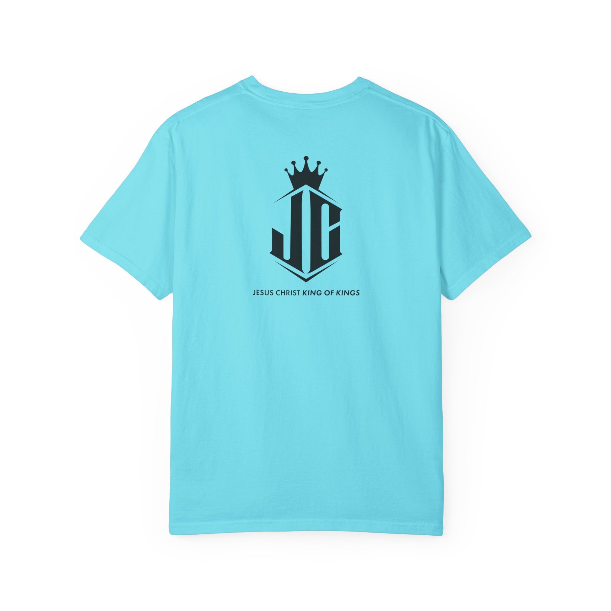 Unisex Garment-Dyed T-Shirt - Jesus Christ King of Kings Design Jesus Christ King of Kings T-Shirt | Faith-Based Unisex Apparel