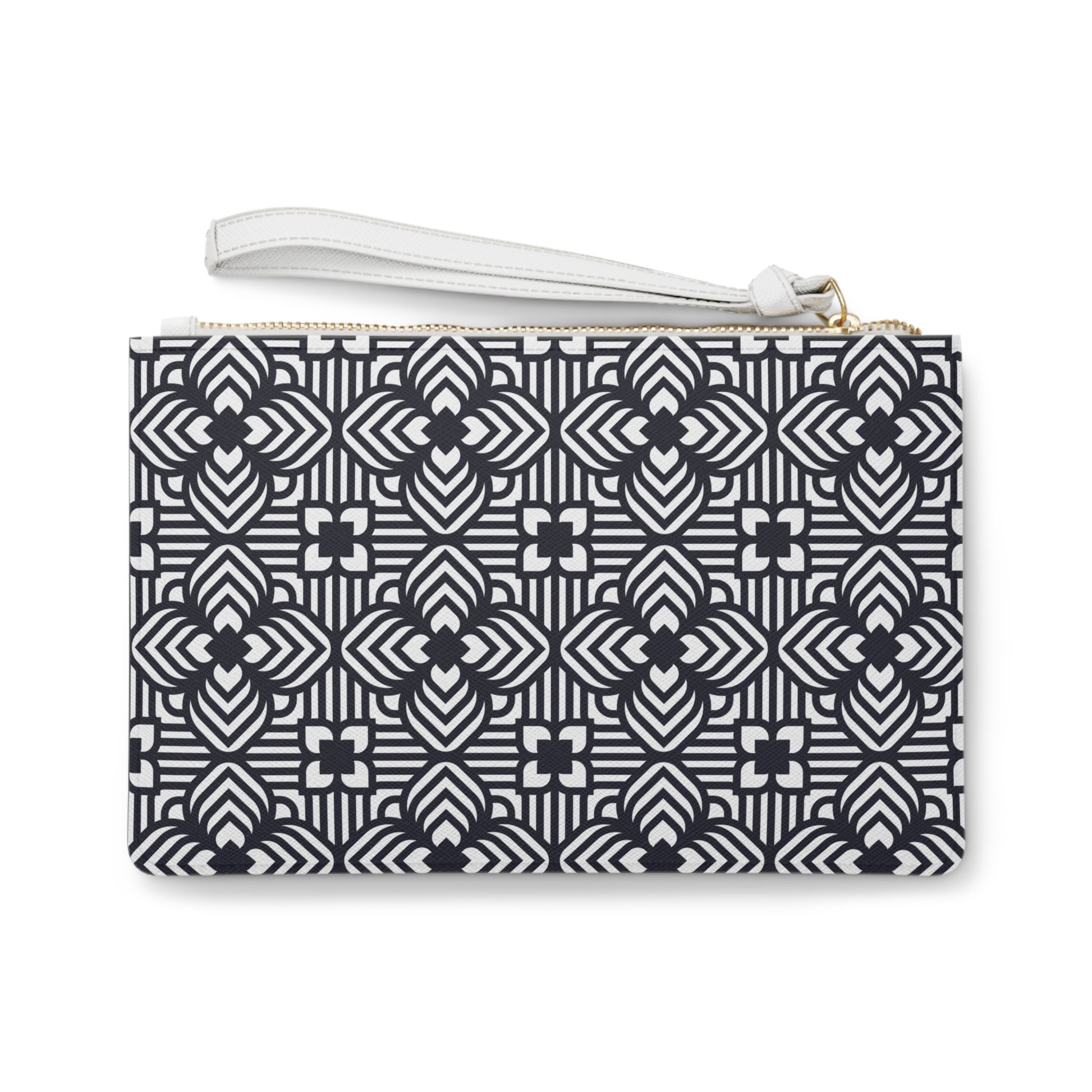 Black White Clutch Bag Gift For Her Cosmetic Bag.Designer Bag For Gift For Her Clutch Bag Gift For Birthday Coin Purse Best Friend Gift
