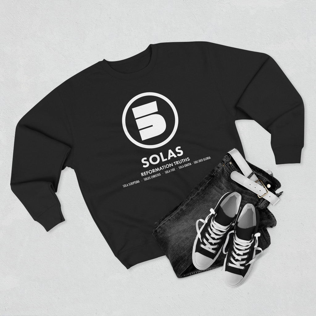 Sweatshirt Modern Design For Christian Men Women Crewneck Sweatshirt Clothing Design Apparel For Gift Men Women Five Solas Graphic