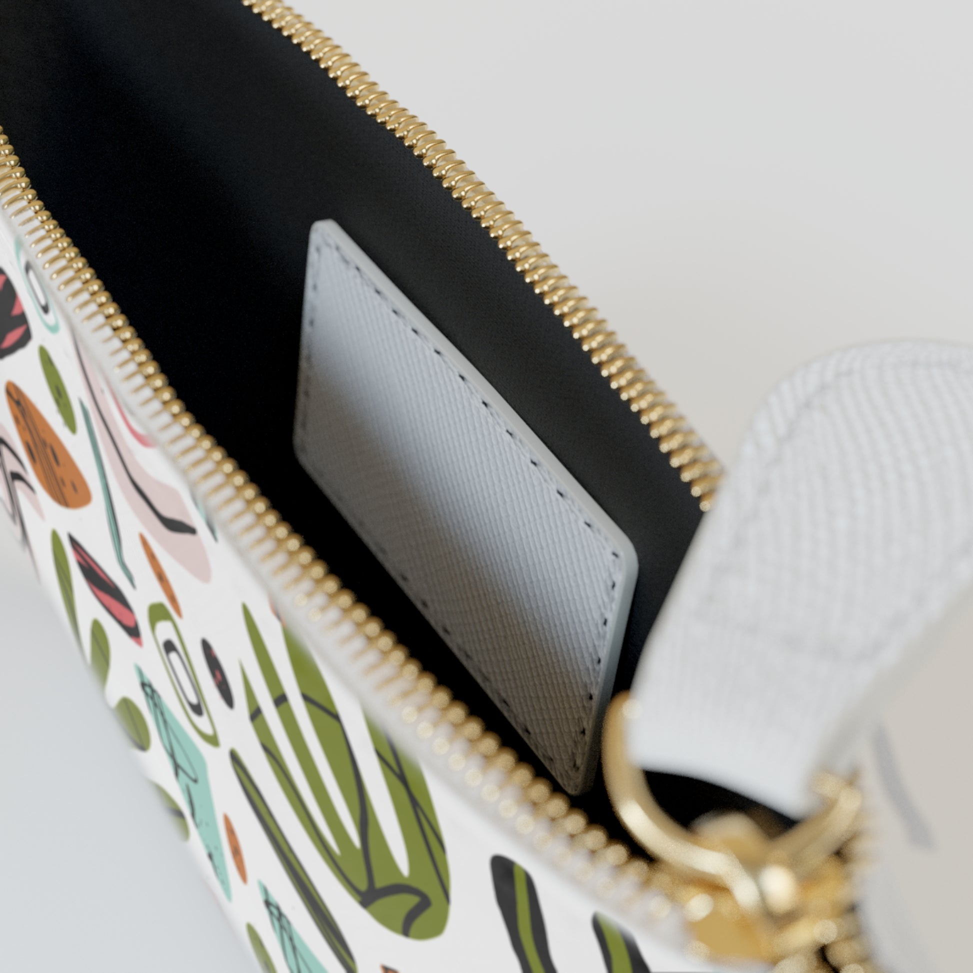 Colorful Abstract Spring Mini Clutch Bag - Vibrant Patterned Pouch for Girls' Nights Out, Daily Essentials, Travel, Gift