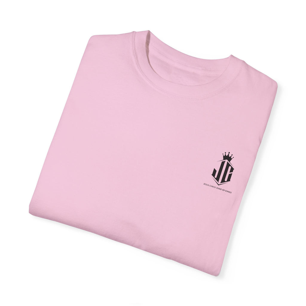Unisex Garment-Dyed T-Shirt - Jesus Christ King of Kings Design Jesus Christ King of Kings T-Shirt | Faith-Based Unisex Apparel