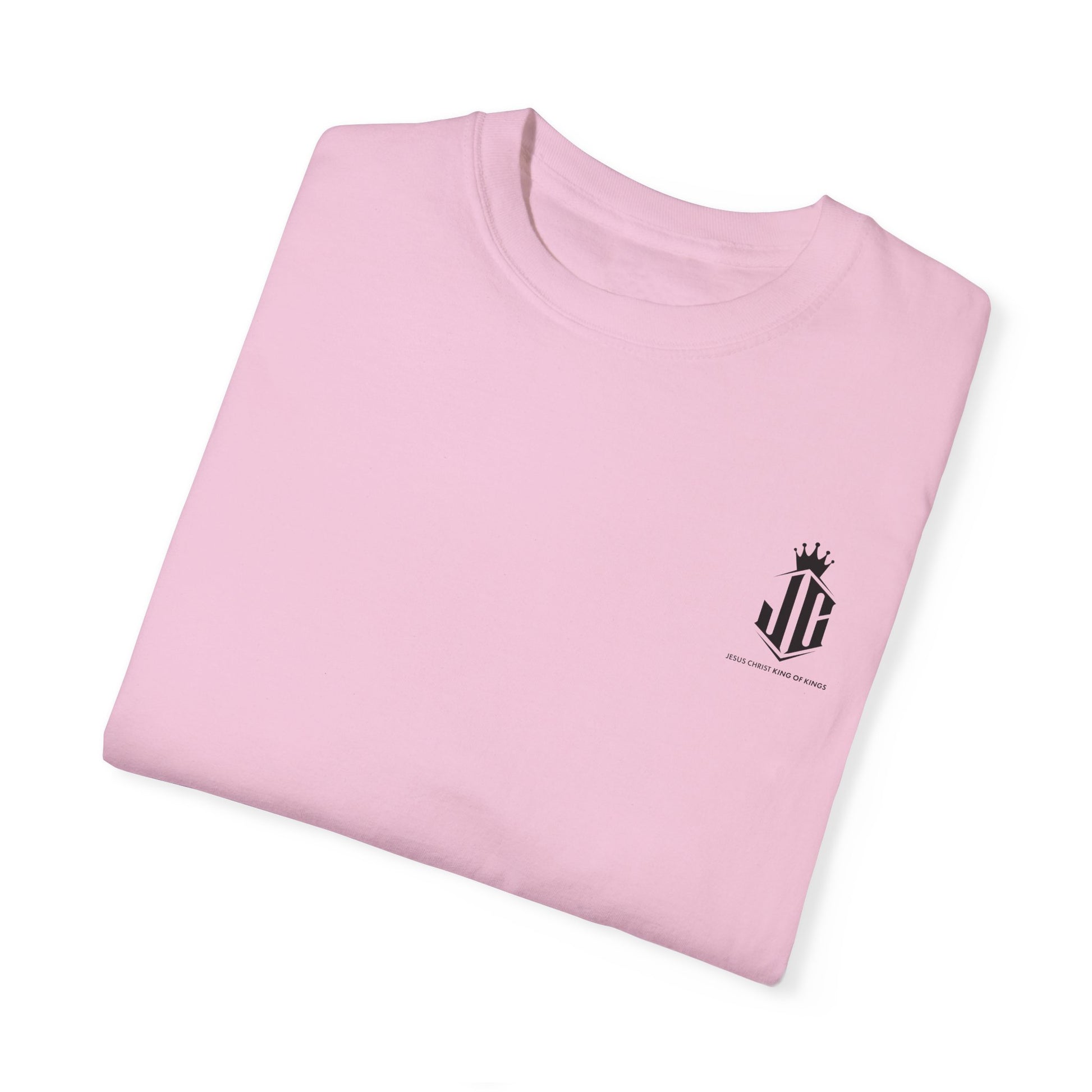 Unisex Garment-Dyed T-Shirt - Jesus Christ King of Kings Design Jesus Christ King of Kings T-Shirt | Faith-Based Unisex Apparel